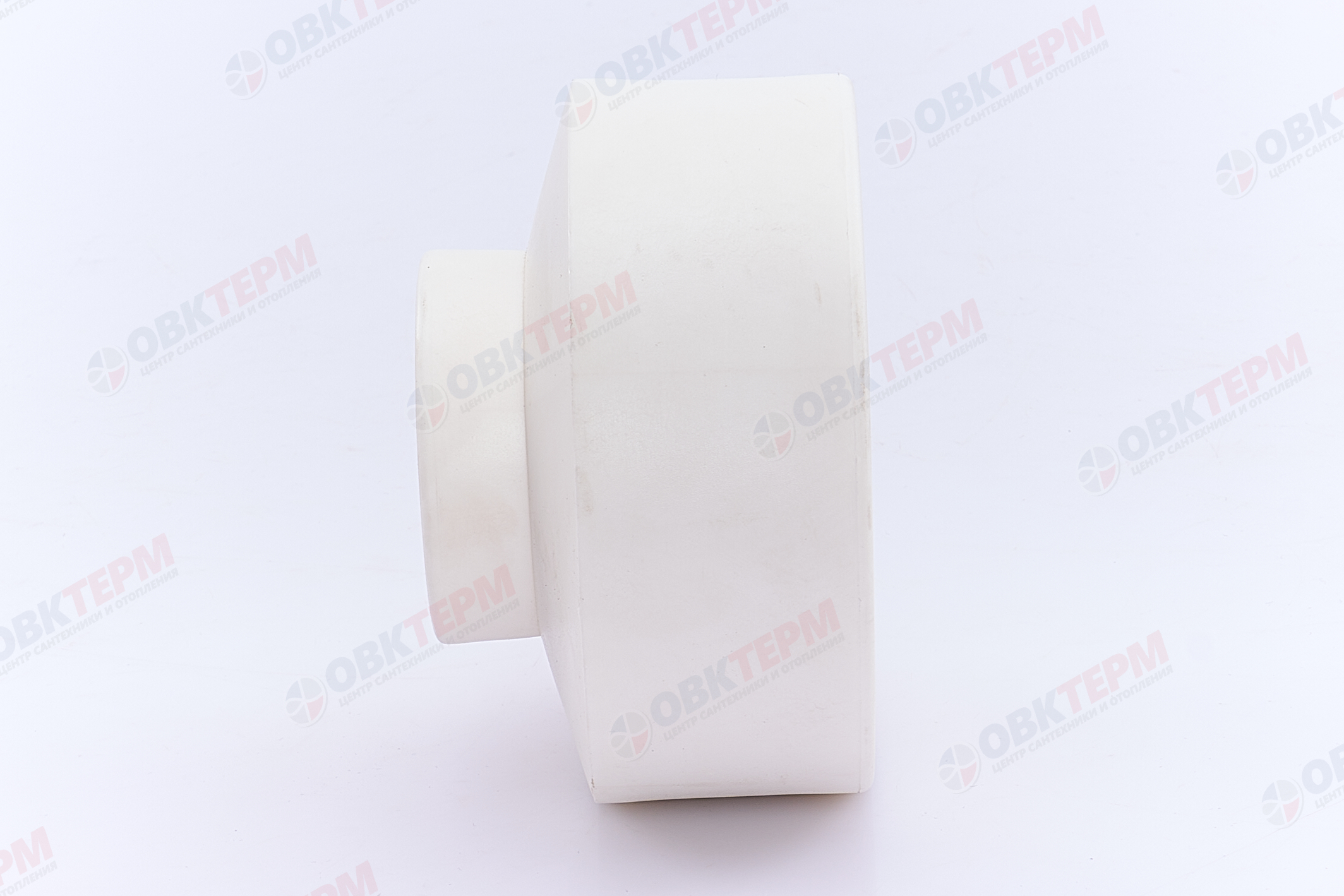 Муфта переход.  ВВ  90*50   БЕЛАЯ PP-R   (RTP)    (36/4) - миниатюра №2