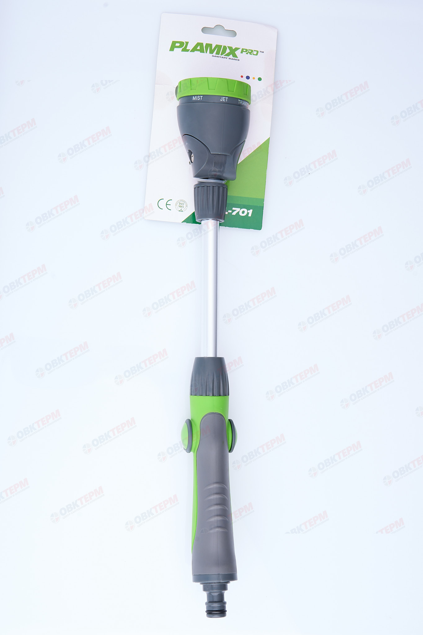 Пистолет-распылитель с удлинителем (металл+ ABS+TPR) (12 шт) PLAMIX PRO PL-701 - миниатюра №6