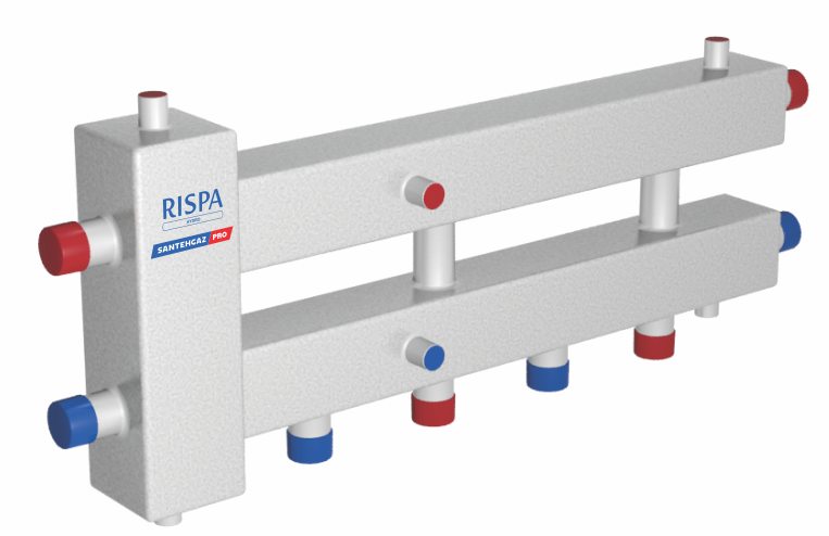 Разделитель гидравлический модульного типа RISPA ГРУ + КМГ60 - 3ВН / DIAL STEEL GRM 3х60 - Изображение №1