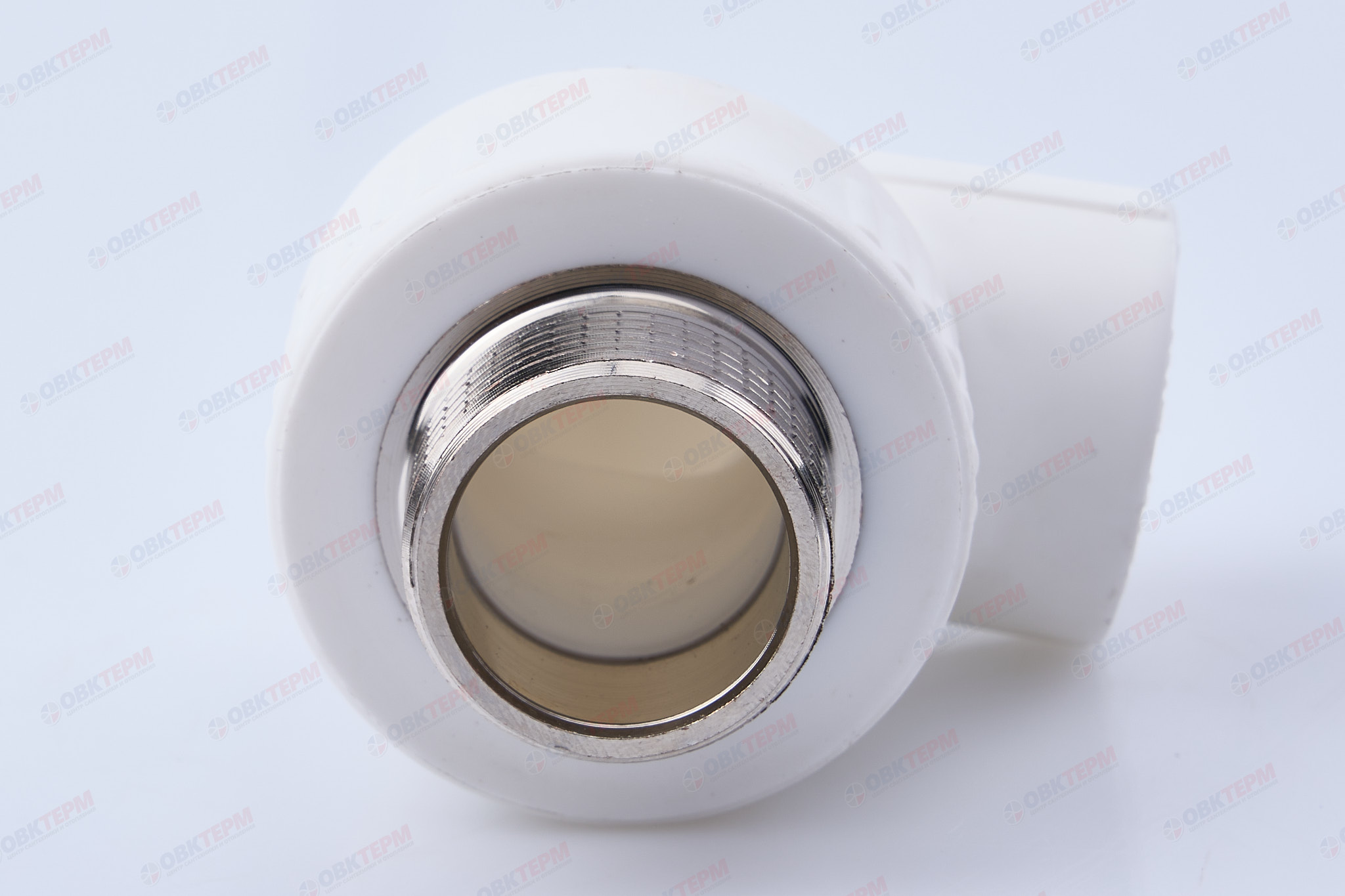 Угол с МРН  20 * 3/4"      (белый)   (90/5)  (TIM) - миниатюра №3