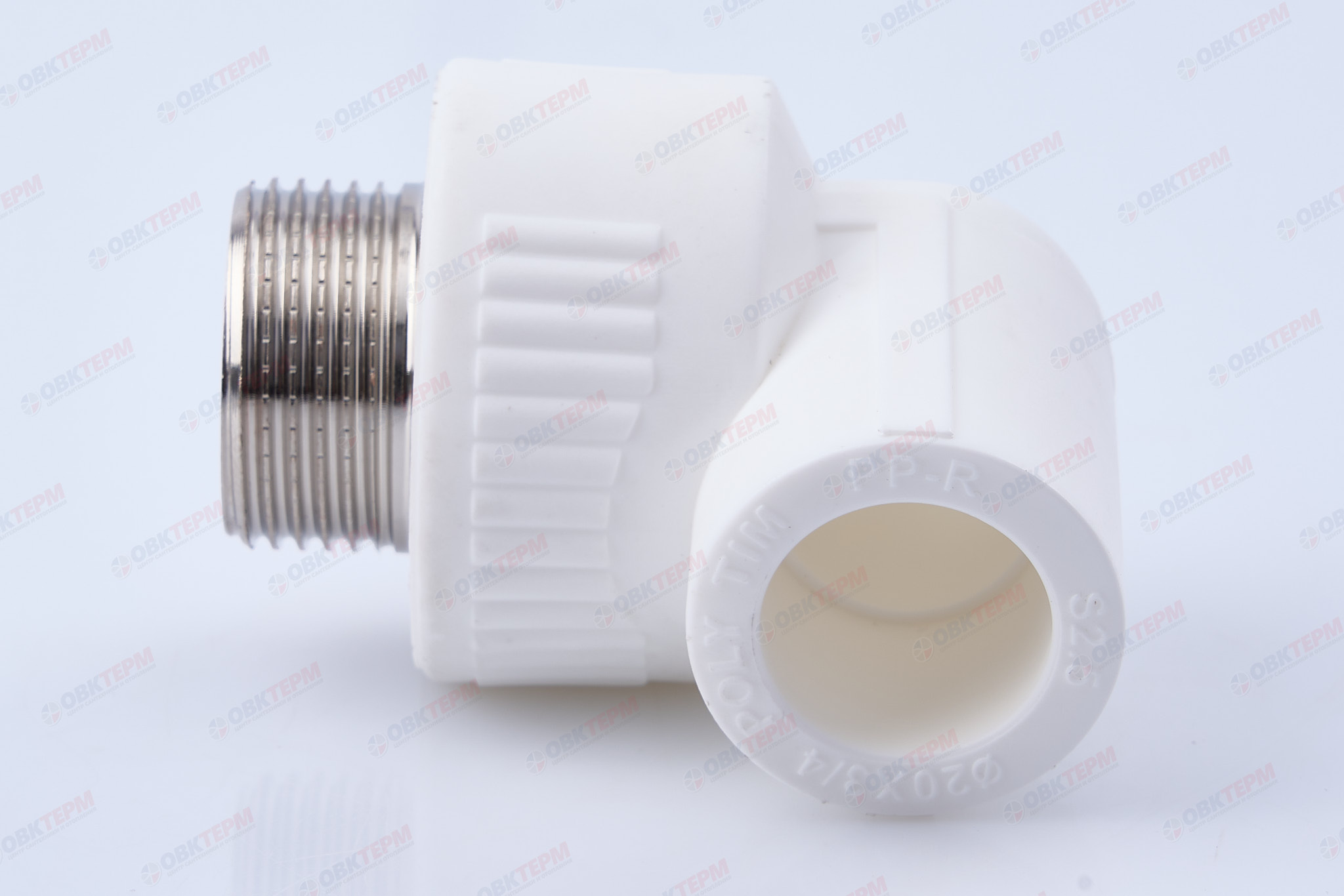 Угол с МРН  20 * 3/4"      (белый)   (90/5)  (TIM) - миниатюра №4