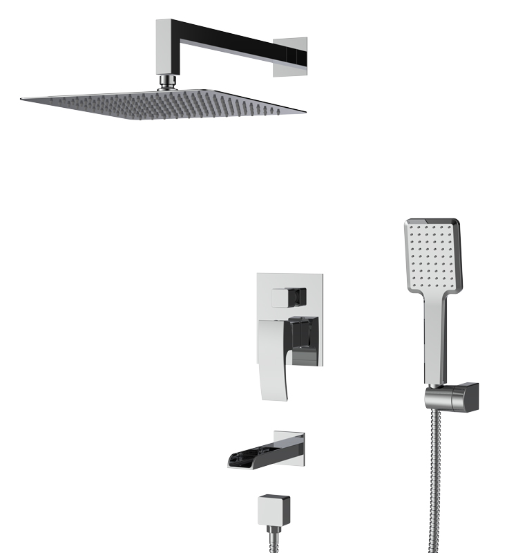 Душ/система встраиваемая KOER KB-68007-01 Водопад (Цвет хром) (3 шт/ящ) - Изображение №1
