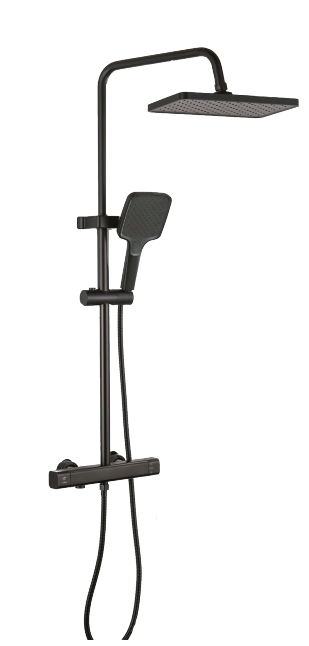 Душ/колонна со смесителем CHAMPION PBC-009-J BLACK из алюм.,3 реж.(Цвет черный) (6 шт/ящ) - Изображение №1