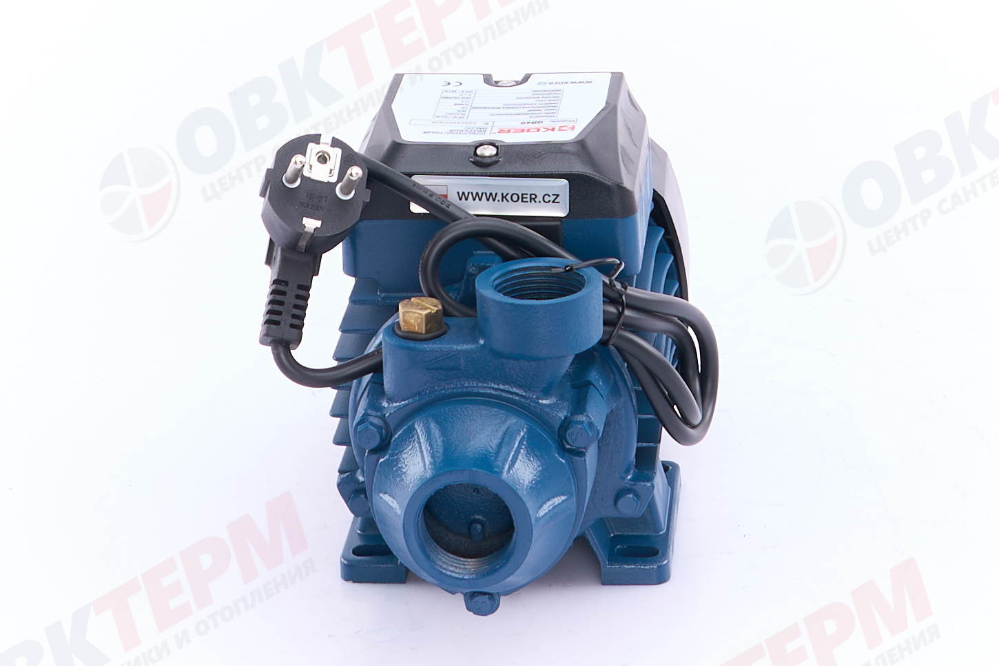 Насос вихревой  QB 60     KOER  (0,37кВт/34л.м./36м.) - Изображение №5