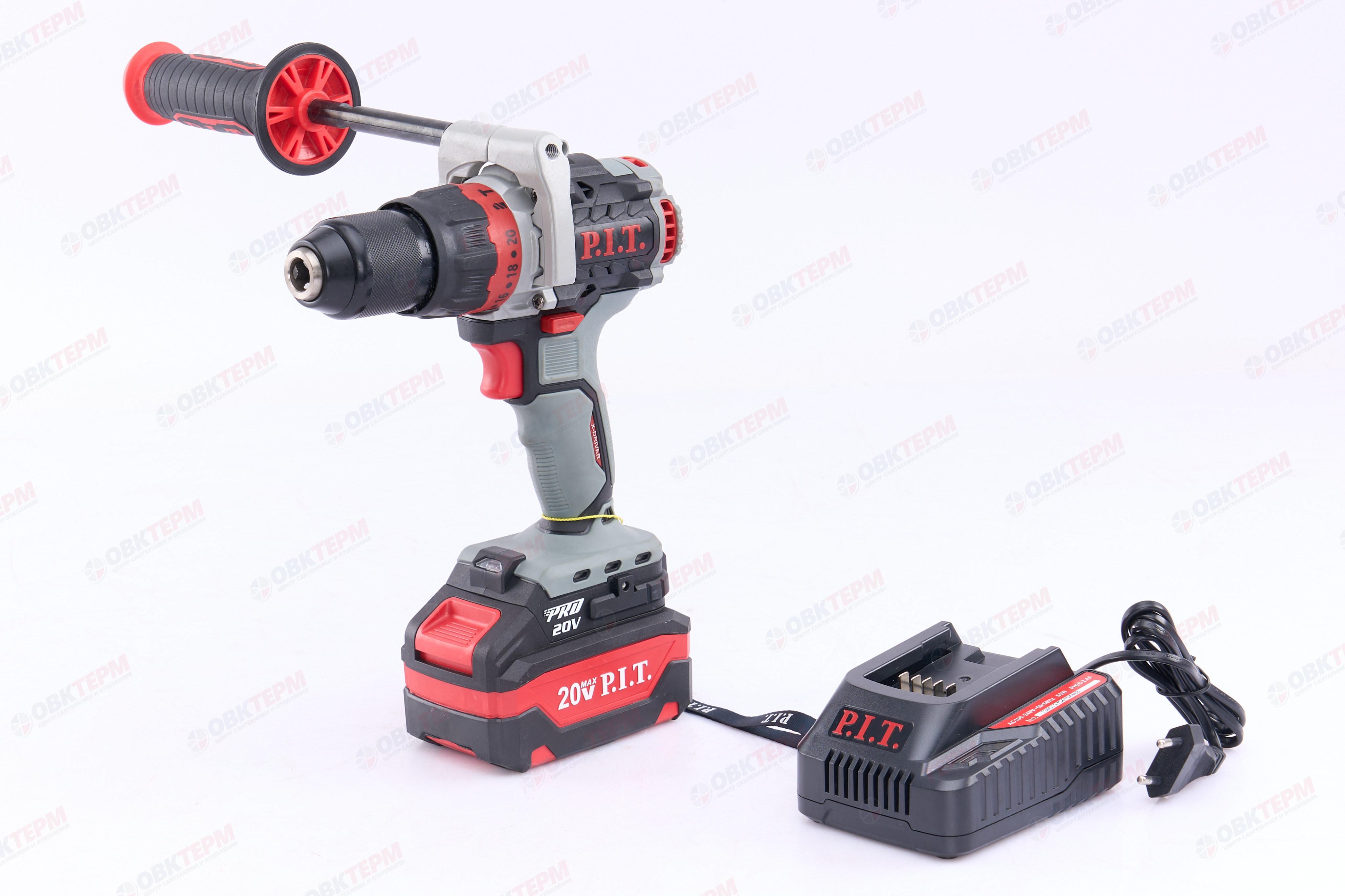 Шуруповерт OnePower Б/Щ УДАРНЫЙ P.I.T. X-DRIVER 20В, 110Нм, БЗП металл 13мм, 1АКБ*4Ач+ЗУ, КЕЙС (1/3) - Изображение №2