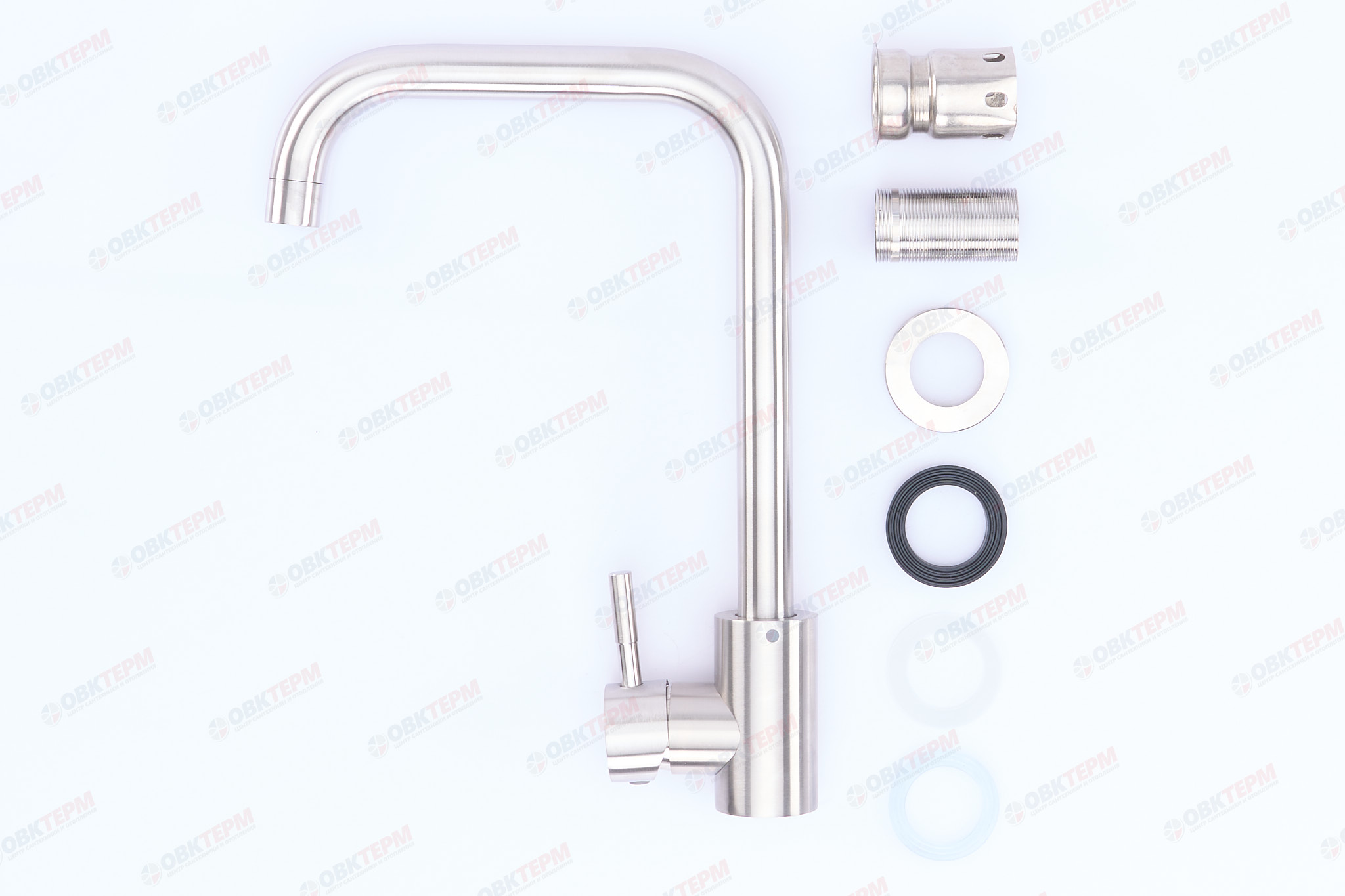 Смеситель д/кухни нерж/сталь CHAMPION SUS-011-G(N) SUS304 (без подводки) (10 шт/ящ) - Изображение №3