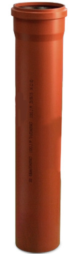 Труба РР    110 * 3,2 *  1 м     (10шт/уп)     РЫЖАЯ    Kranar - Изображение №1