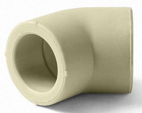 Угол  45*  20    СЕРЫЙ PP-R     (RTP)    (525/75) - Изображение №2