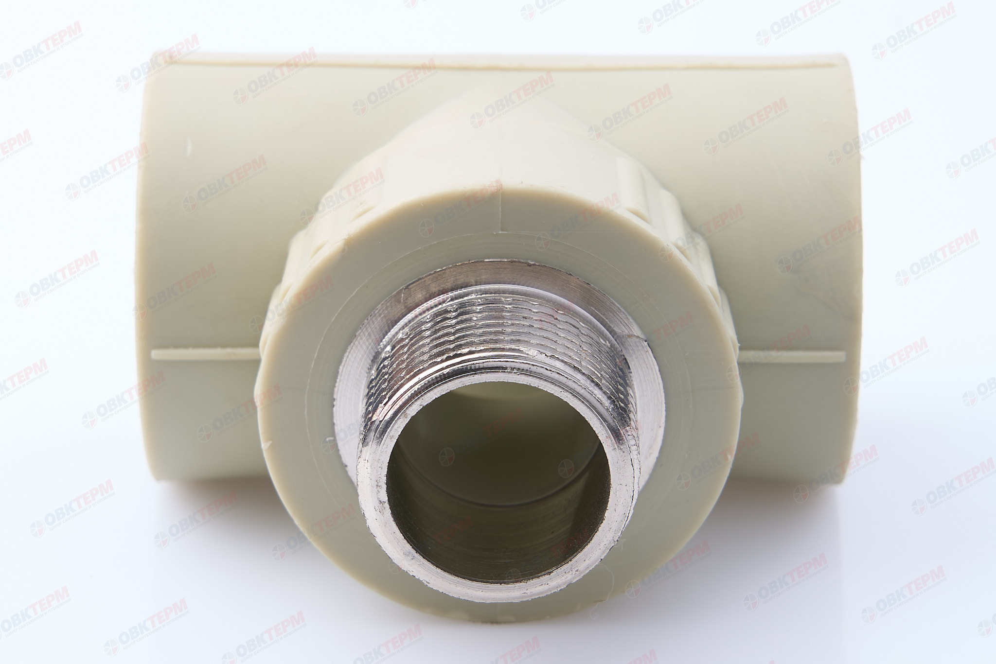 Тройник с МРН 32 * 3/4" * 32     (PP-R СЕРЫЙ  РОССИЯ)     (  /5) - Изображение №3
