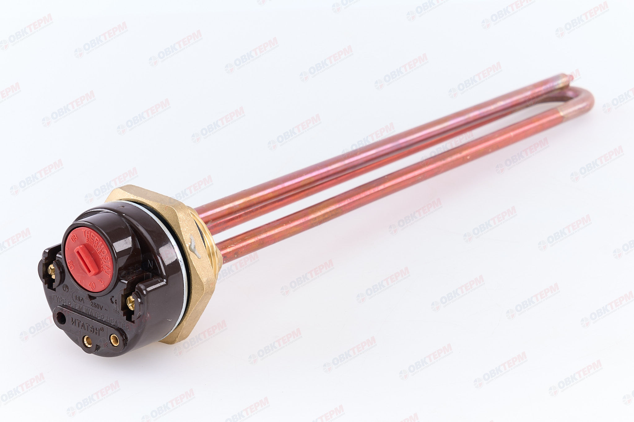 ТЭНовая группа RDT 1,5 кВт 70гр. ИТА+ (с термостатом,прокладкой)    Ariston, Thermex, Real, Isea - Изображение №1