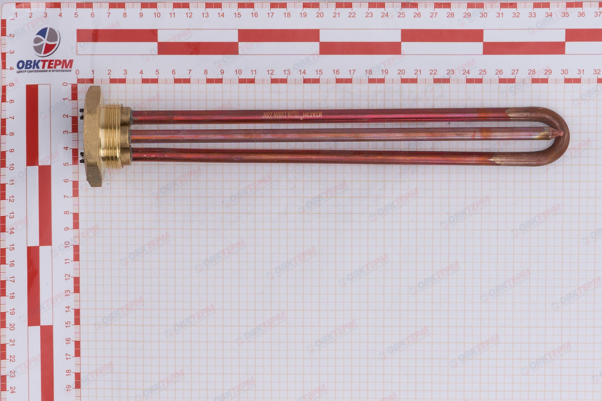 Нагревательный элемент тип RDT 1,5 кВт М6 L275мм Резьба 42мм Ariston,Thermex (ИТАТЭН) - миниатюра №8