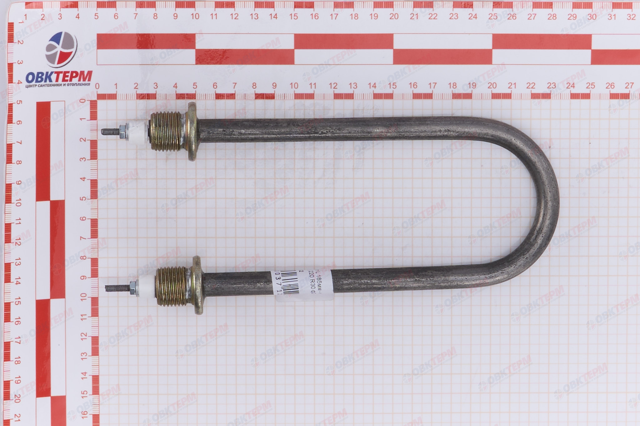 Нагревательный элемент тип RCT 2,0 кВт М6 L275мм  Ariston, ISEA, Real, Thermex - миниатюра №6