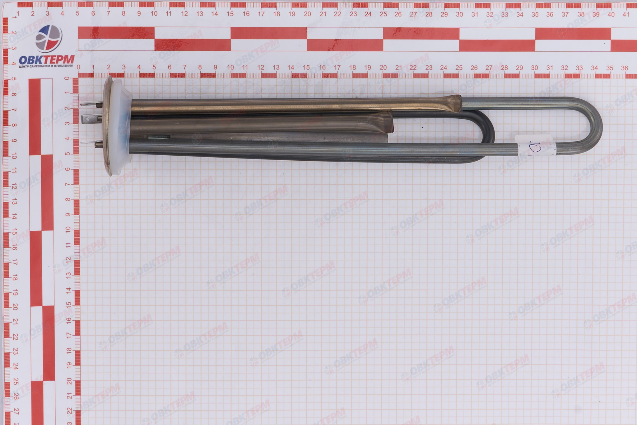 Нагревательный элемент RF 2,0 кВт М4 L310мм D64мм с анодом (нерж) Electrolux,Thermex - миниатюра №7