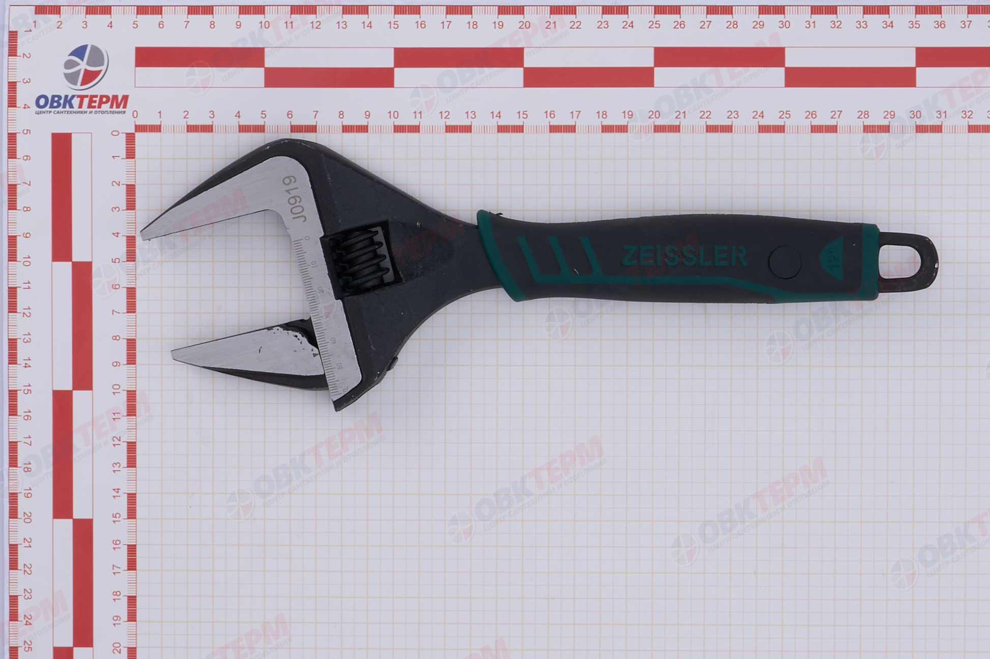 Ключ разводной с тонкими губками  300/60 мм  ZEISSLER   (6шт/12ящ) - Изображение №5