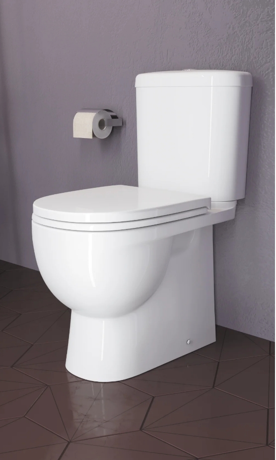 Унитаз-компакт SANITA LUX Art Comfort, универ. выпуск, 2 реж., дюропласт, SC (370 х 635 х 770) - миниатюра №6