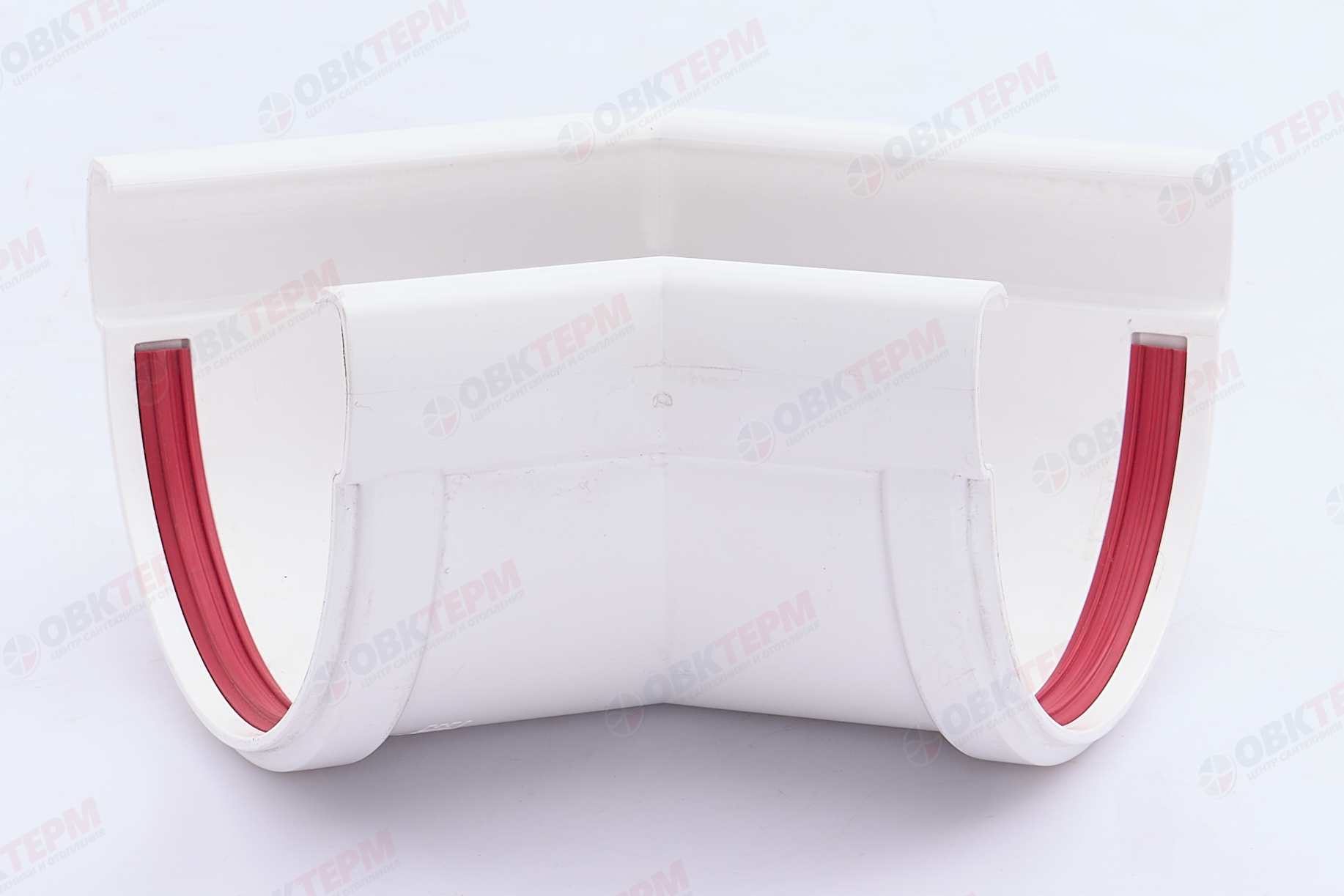 Угол желоба  135 град. Дизайн  ПВХ Grand Line белый (RAL 9003) (уп. 16шт) - Изображение №2