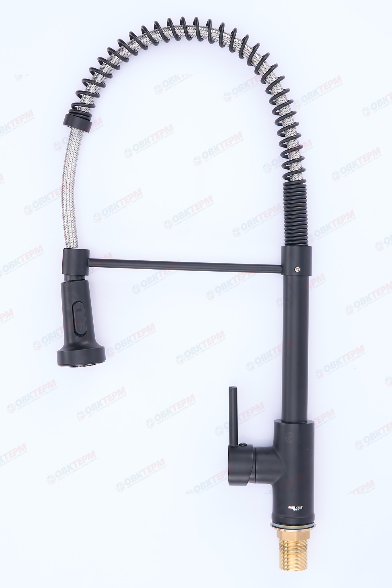 Смеситель д/кухни MIXXUS PREMIUM SPRING 017 BLACK Ø35 (8 шт/ящ) - миниатюра №2