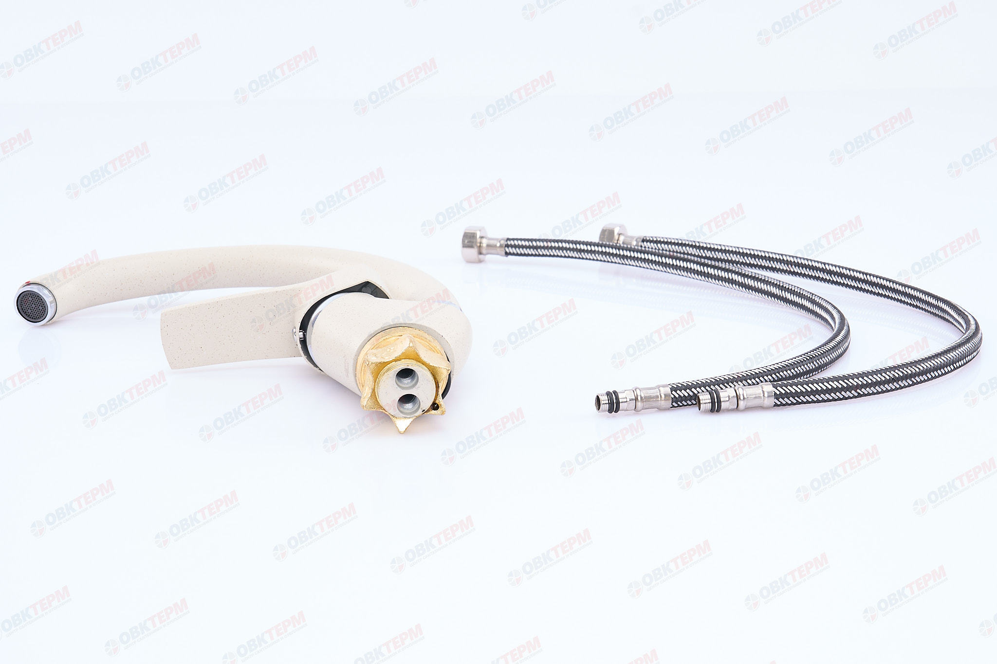 Смеситель д/кухни ZERIX YUB 279 BEIGE (10 шт/ящ) - миниатюра №3