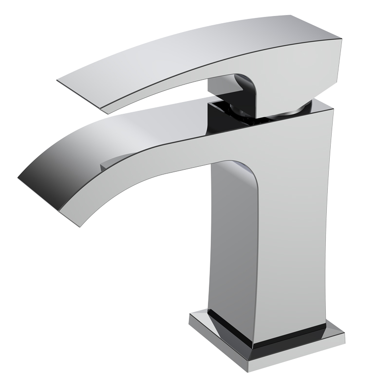 Смеситель д/умывальника KOER KB-12007-01 (Цвет хром) (8шт/ящ) - Изображение №1