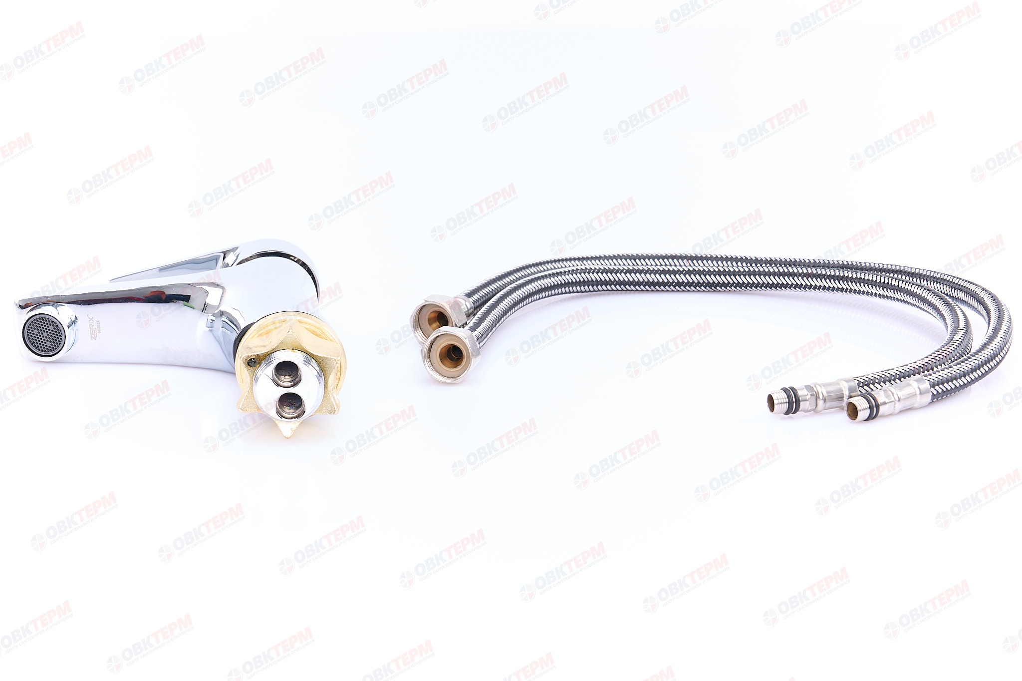 Смеситель д/умывальника ZERIX MOD-A449 (10 шт/ящ) - Изображение №5