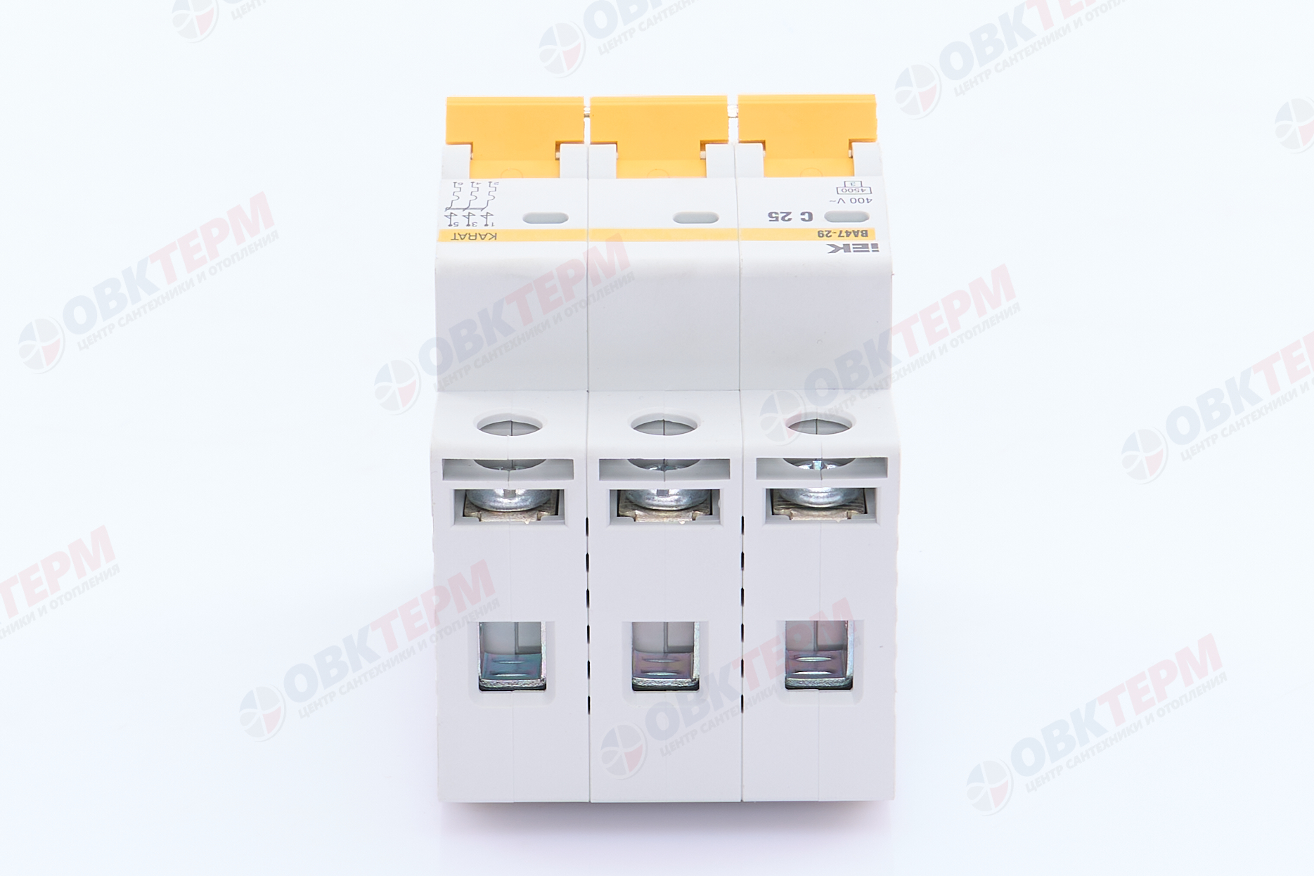 Выключатель автоматический модульный 3п C 25А 4.5кА ВА47-29 KARAT IEK - миниатюра №11