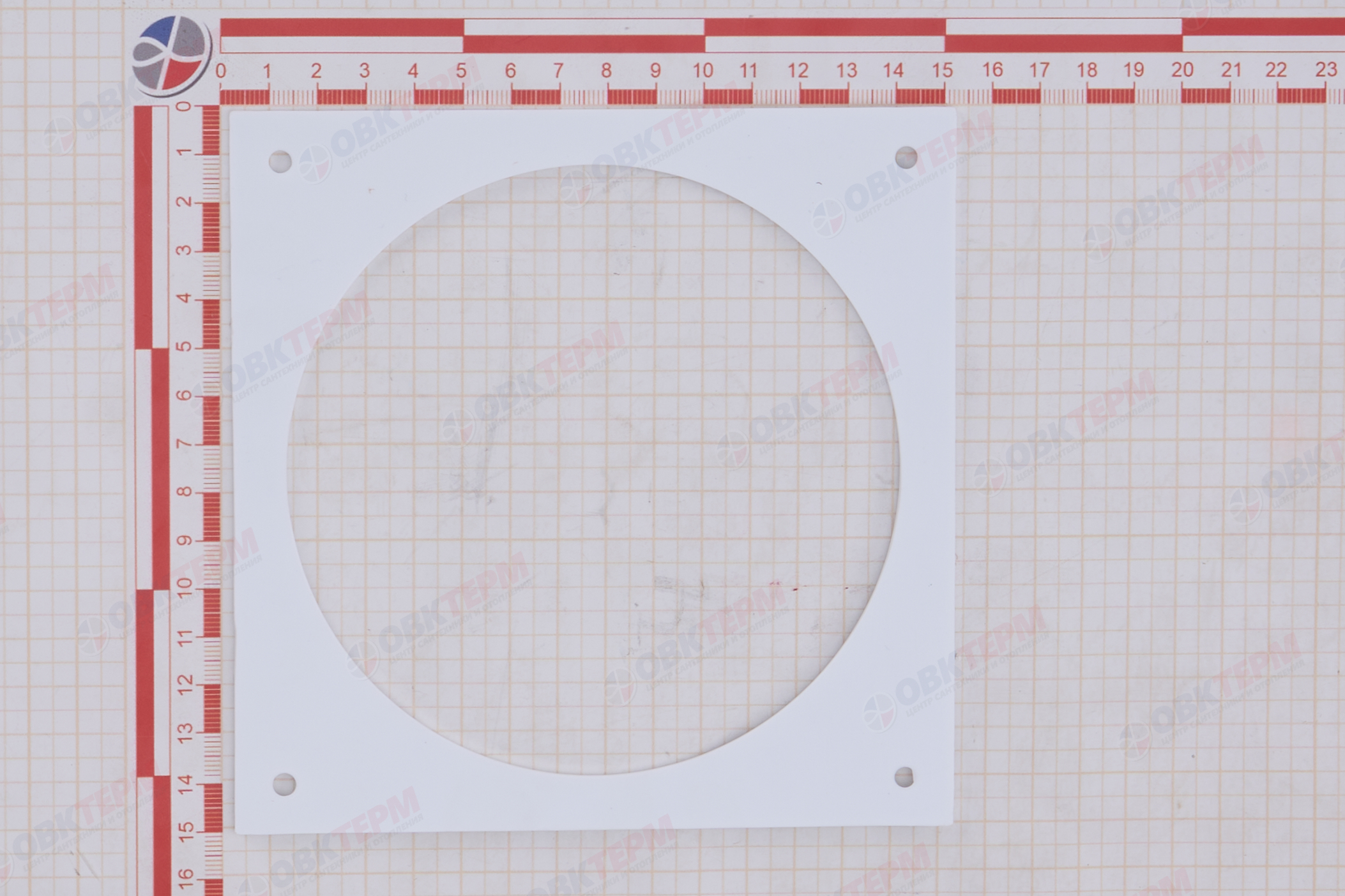 Настенная пластина Ш170хВ170, d125 мм (150шт/уп) Эвент - миниатюра №6