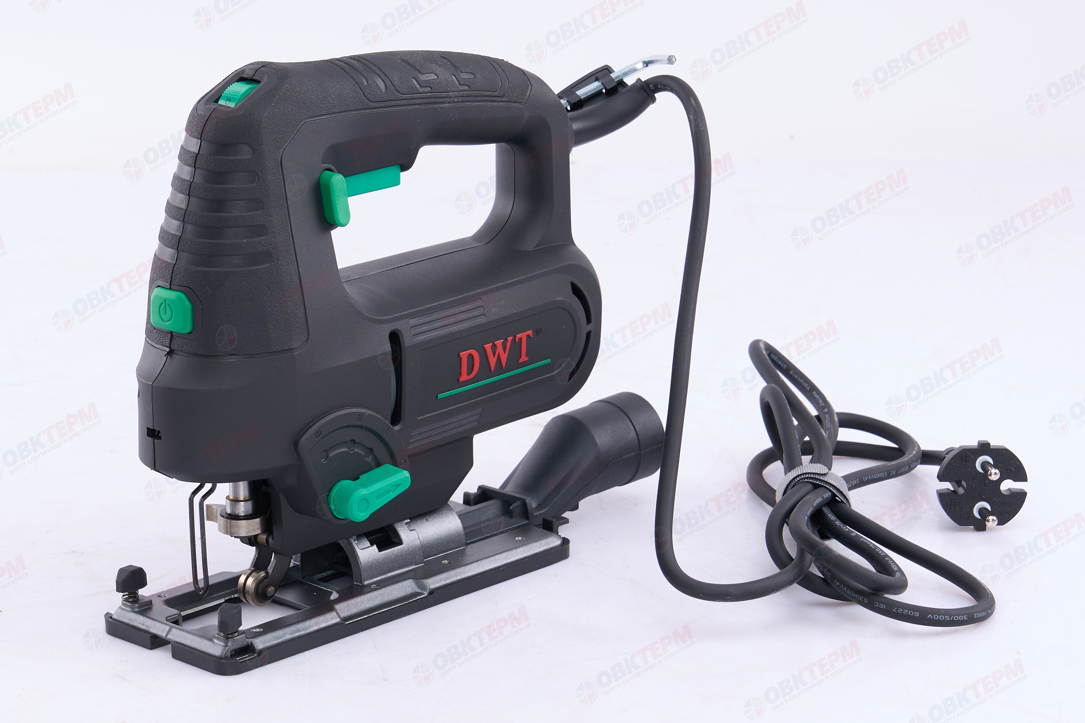 Лобзик электрический DWT 800 Вт (300-3000 ход/мин, маятниковый ход, литая подошва) - миниатюра №2