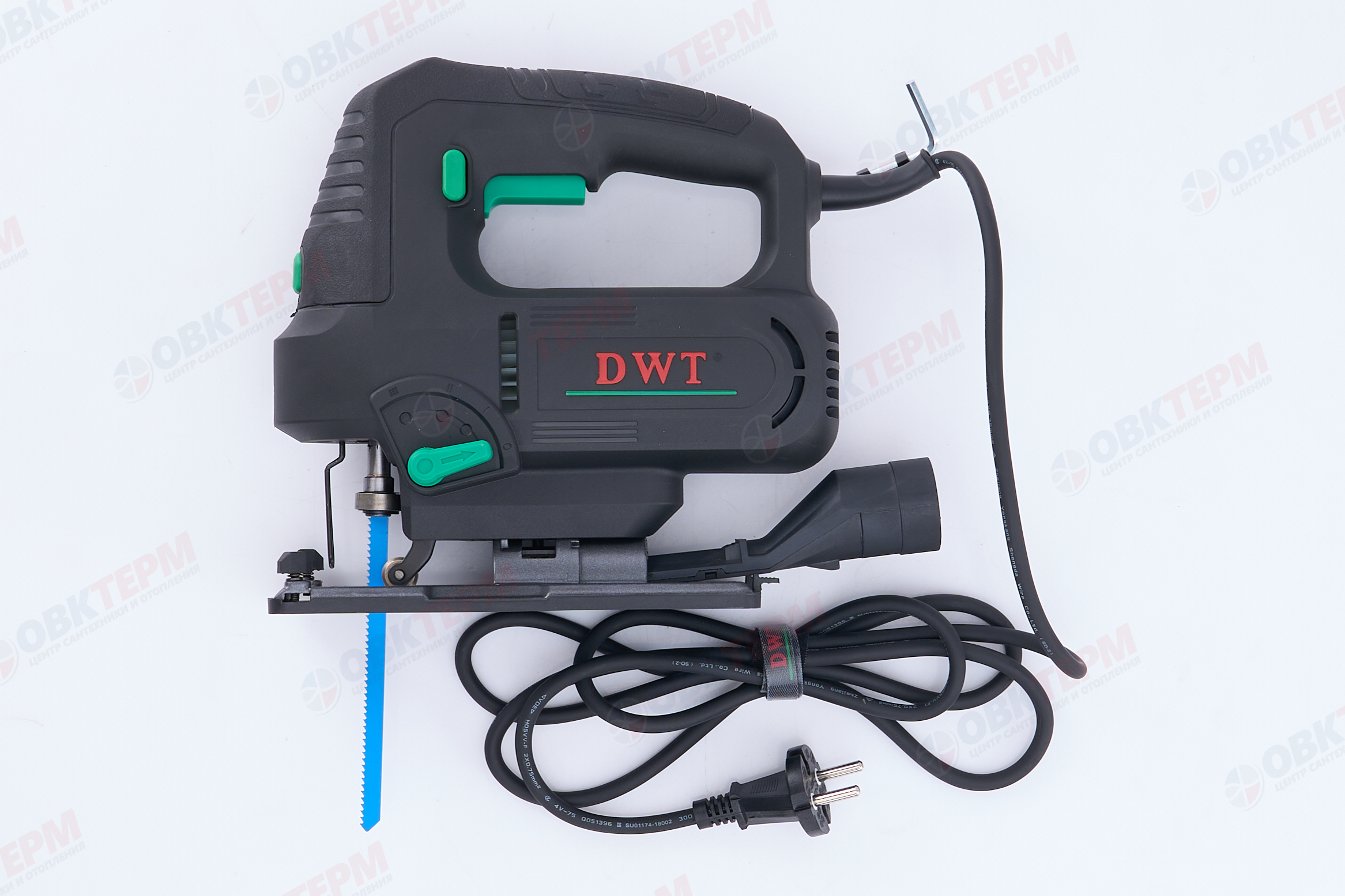 Лобзик электрический DWT 800 Вт (300-3000 ход/мин, маятниковый ход, литая подошва) - миниатюра №12