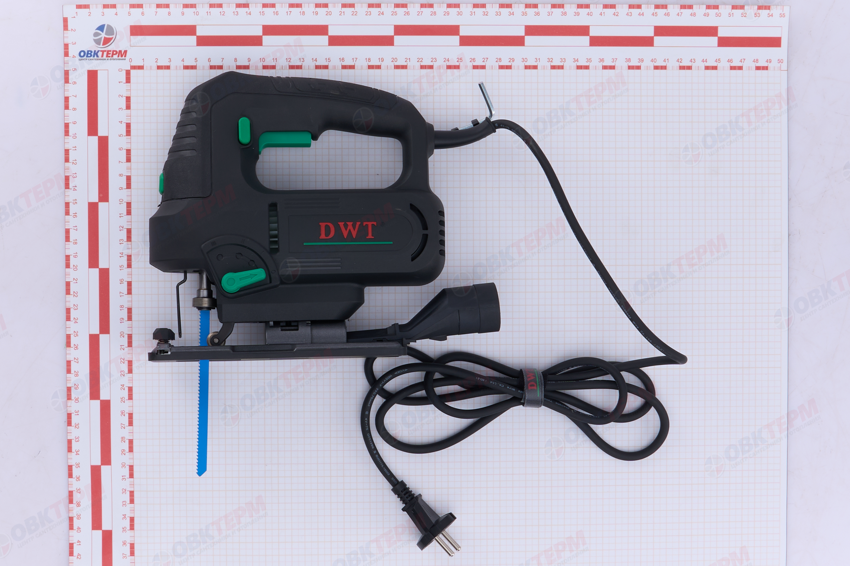Лобзик электрический DWT 800 Вт (300-3000 ход/мин, маятниковый ход, литая подошва) - миниатюра №14