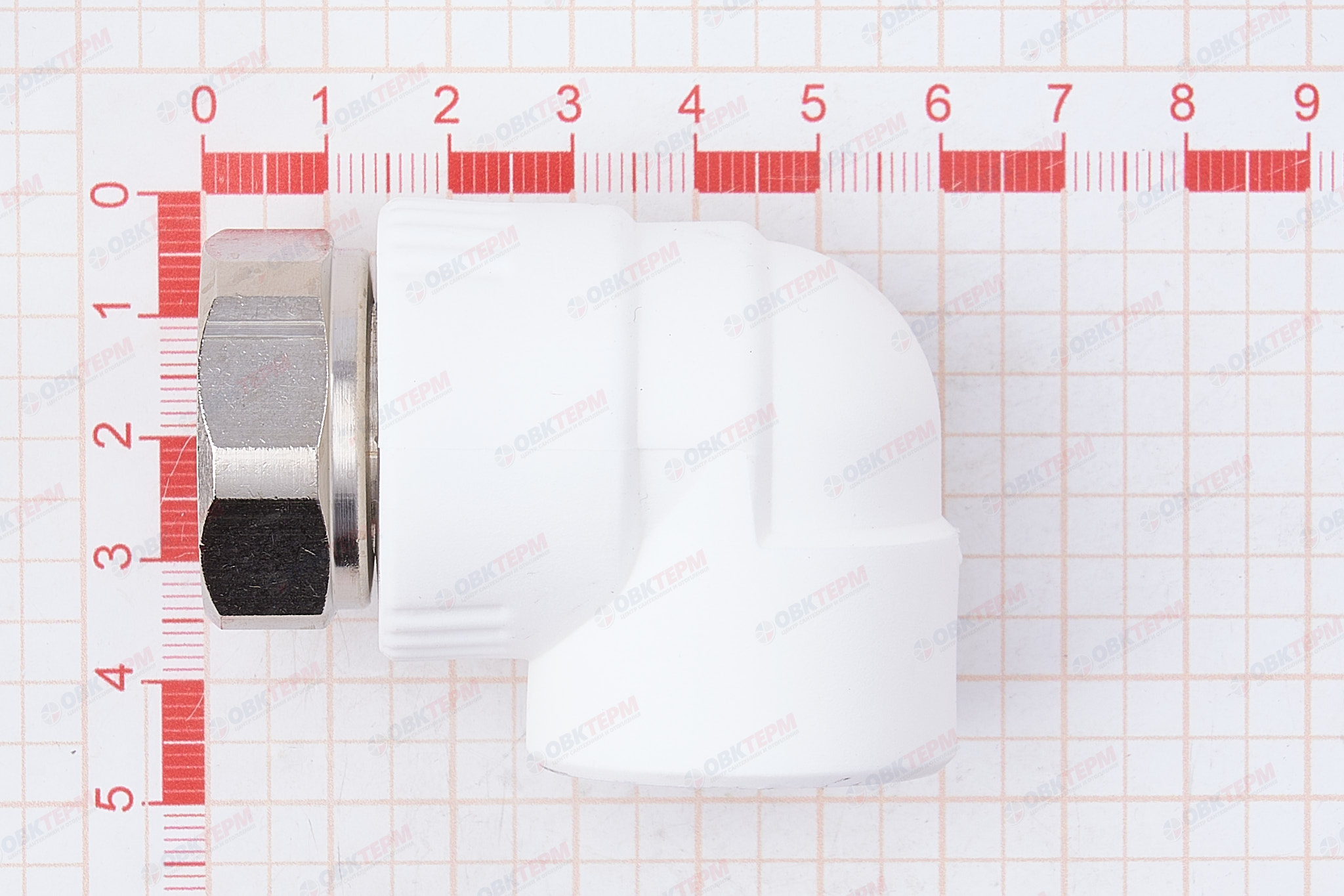 НВ СНГ 25 * 3/4" угловой   БЕЛЫЙ    (PRO AQUA)    (100/20) - Изображение №5