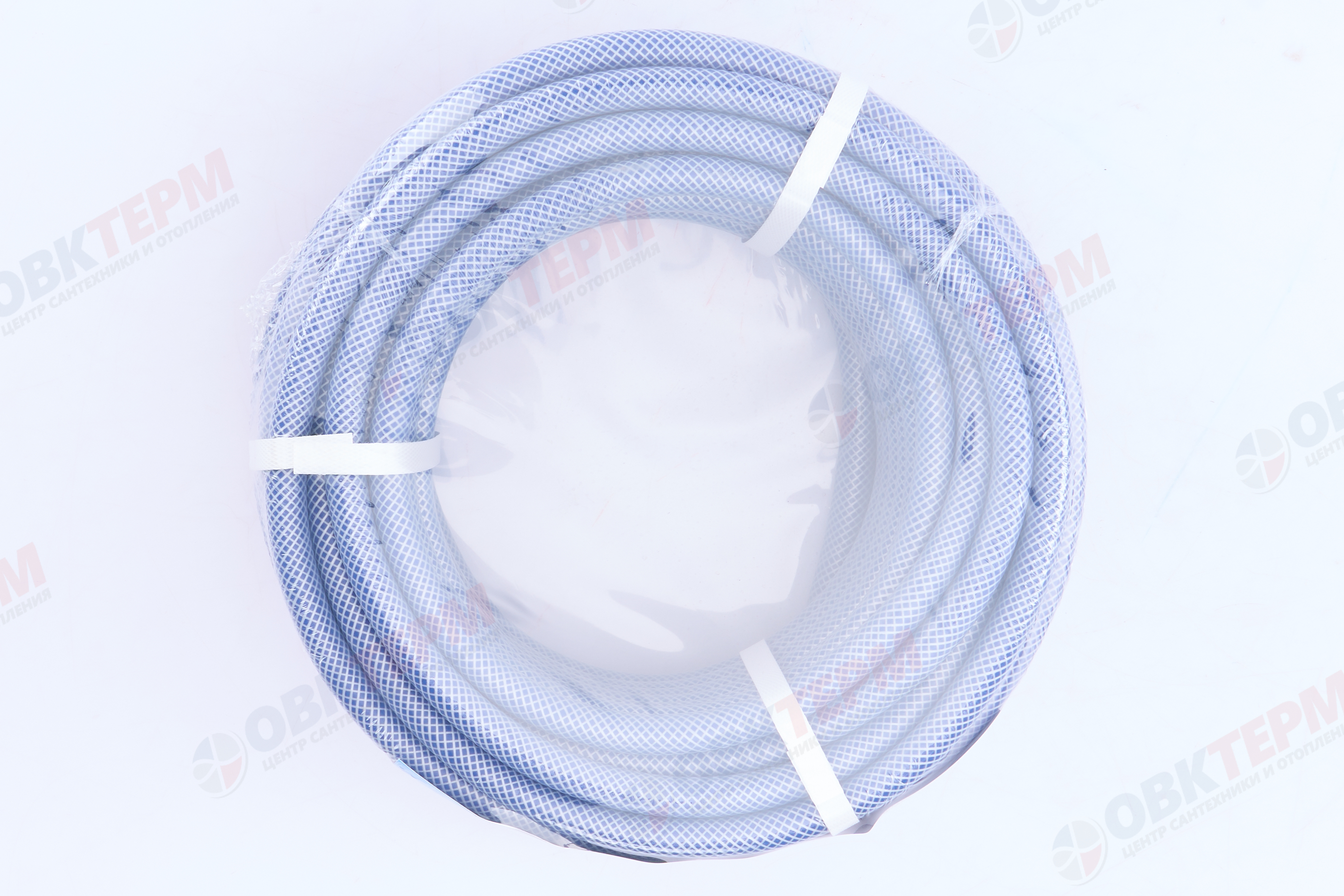 Шланг поливочный ТЭП  "Horke" RAIN, 1/2  3-х слойный,армированный,синий/прозрачный (25м) - Изображение №5