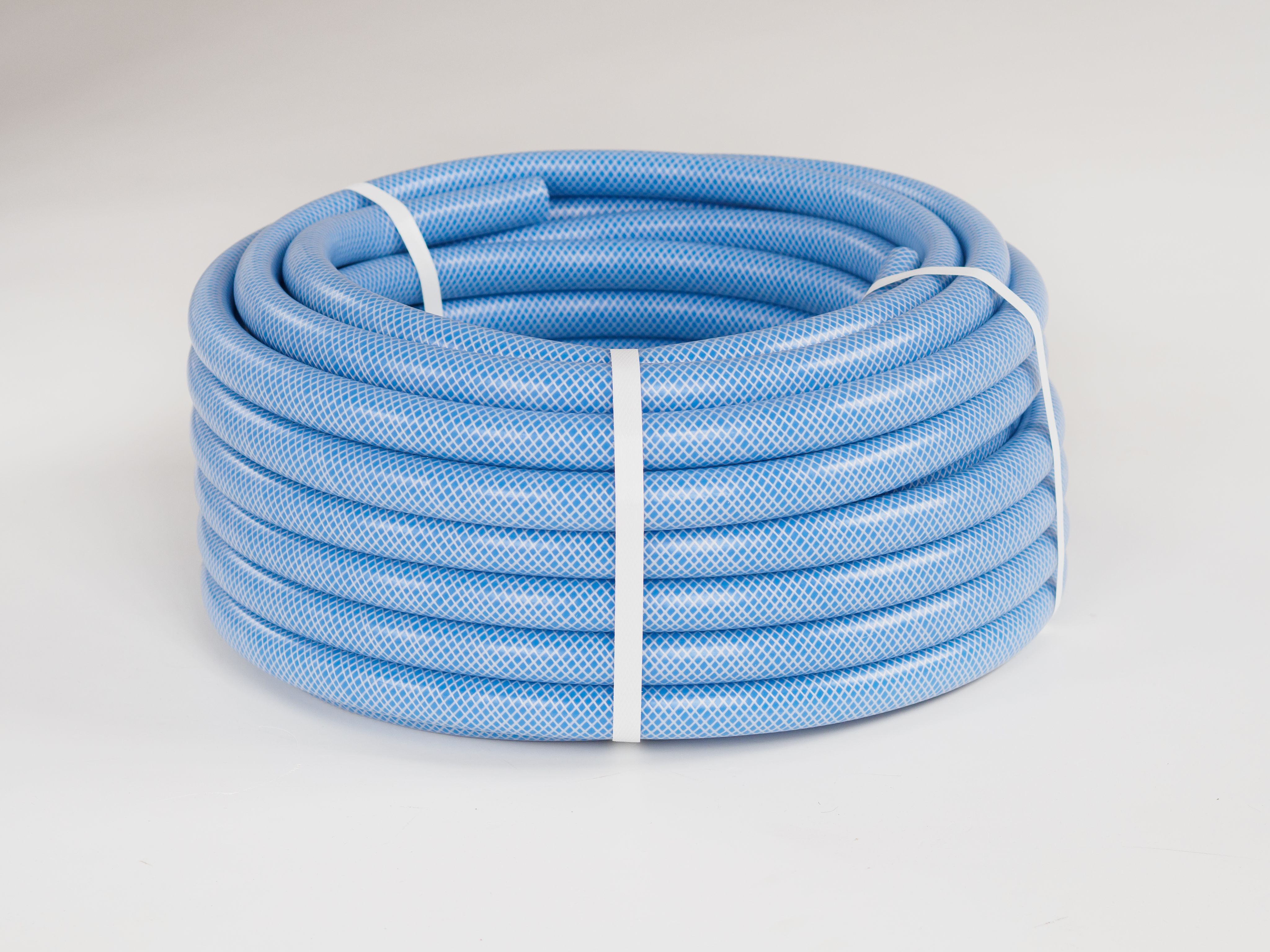 Шланг поливочный ТЭП  "Horke" RAIN, 1/2  3-х слойный,армированный,синий/прозрачный (25м) - Изображение №3