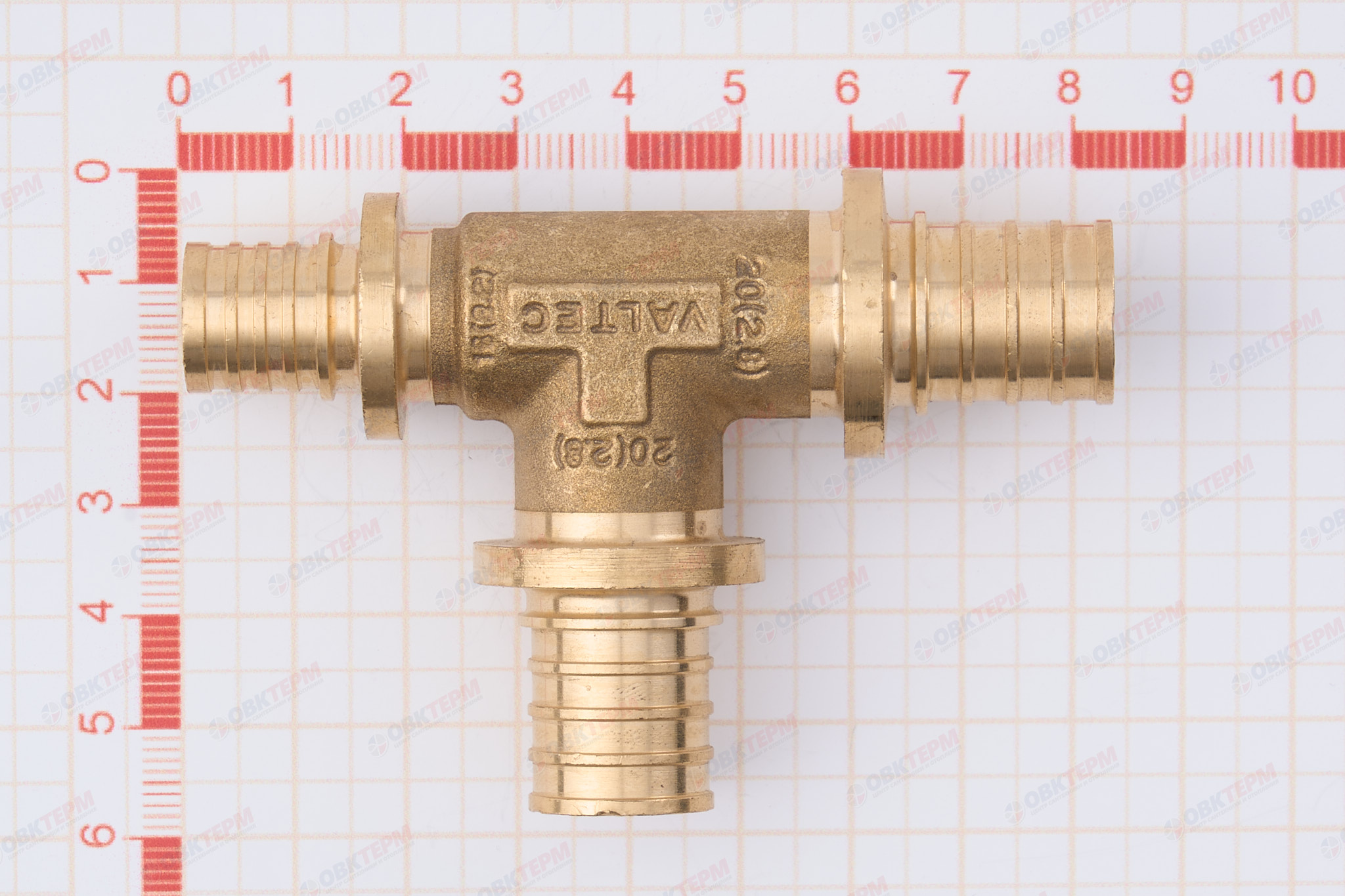 Тройник надвижной 20(2,8) х 20(2,8) х 16(2,2)    VALTEC  (75/5) - Изображение №5