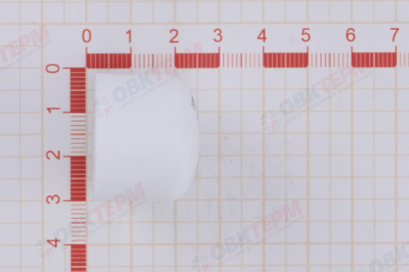 Заглушка  20   БЕЛАЯ PP-R    (RTP)    (390/65) - миниатюра №6