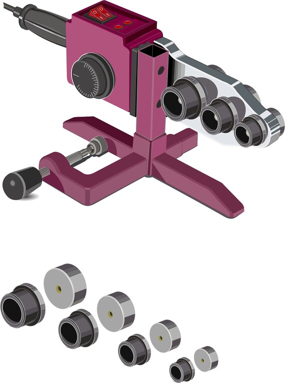 Комплект сварочного оборуд (20.25.32.40 мм) 2000 Вт - Изображение №2