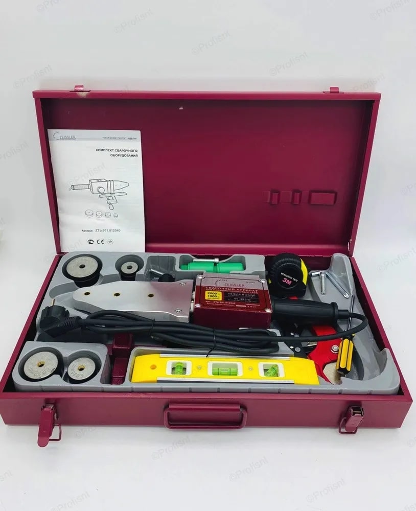 Комплект сварочного оборуд (20.25.32.40 мм) 2000 Вт - Изображение №3