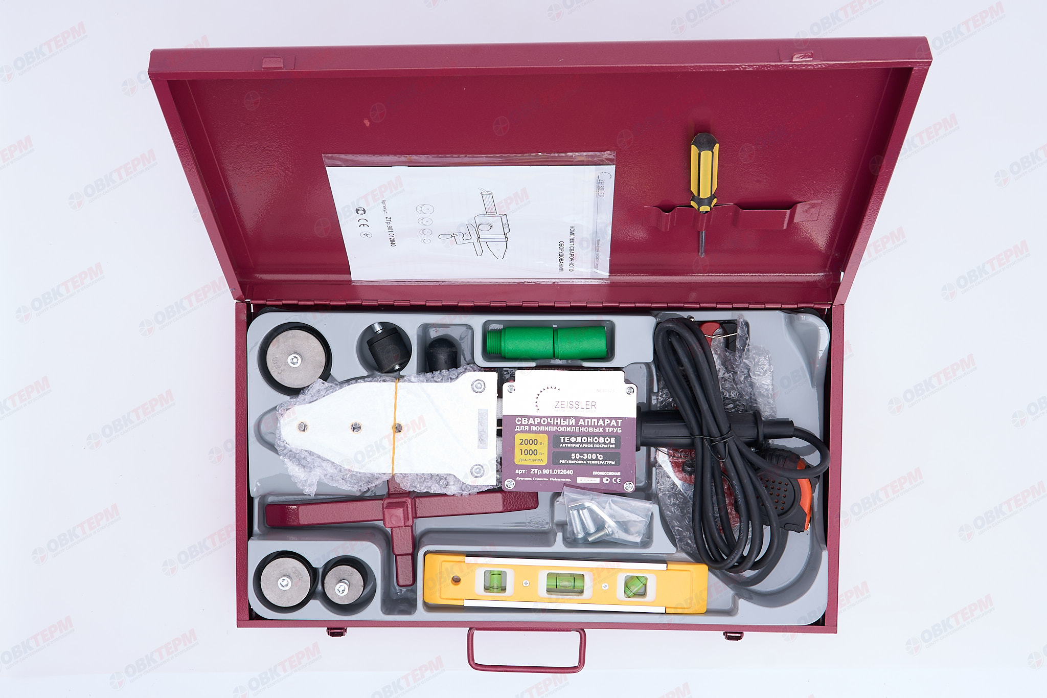Комплект сварочного оборуд (20.25.32.40 мм) 2000 Вт - миниатюра №8