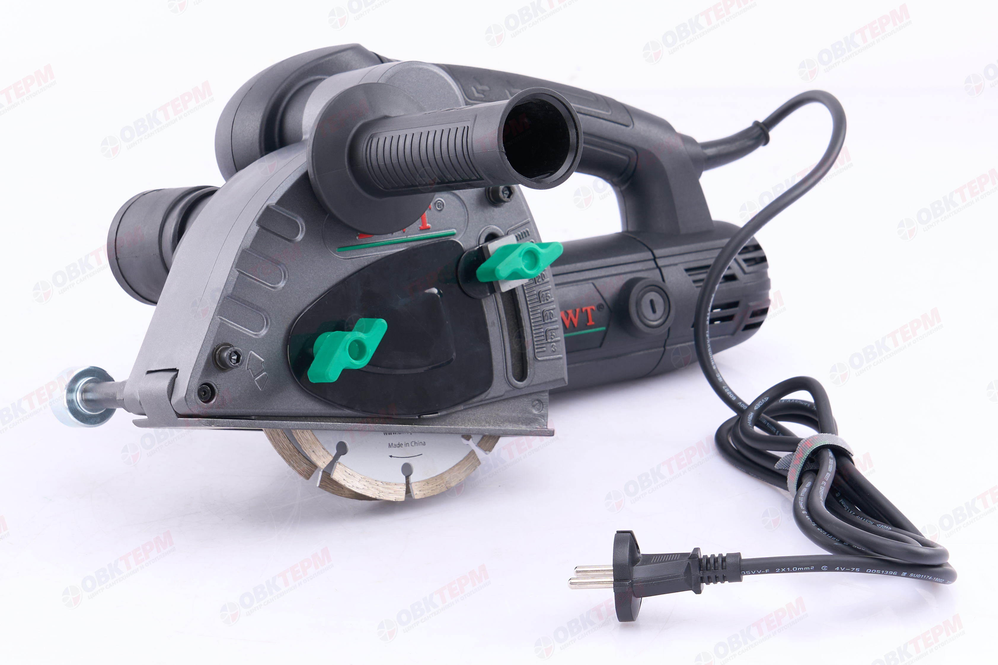 Штроборез DWT (125мм, 1500Вт, глубина штробы 29мм, ширина штробы 8-30мм, плав.пуск) - Изображение №2