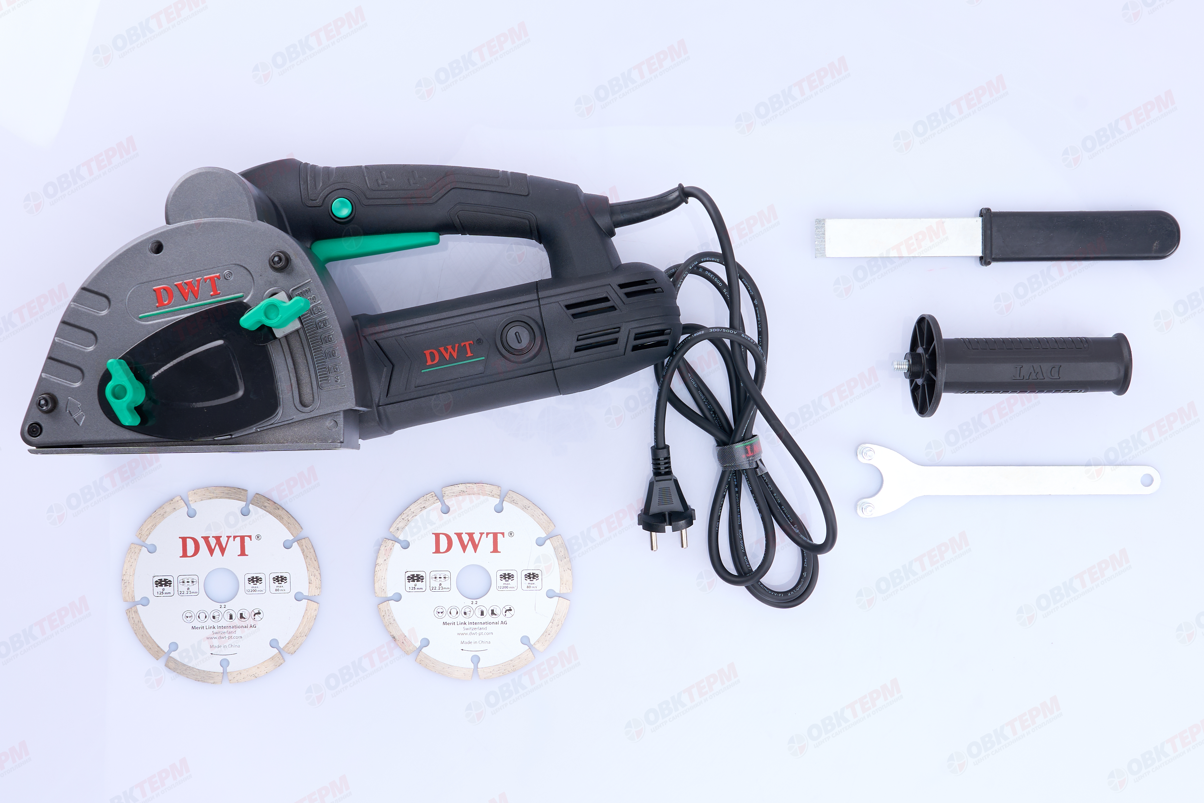 Штроборез DWT (125мм, 1500Вт, глубина штробы 29мм, ширина штробы 8-30мм, плав.пуск) - миниатюра №16