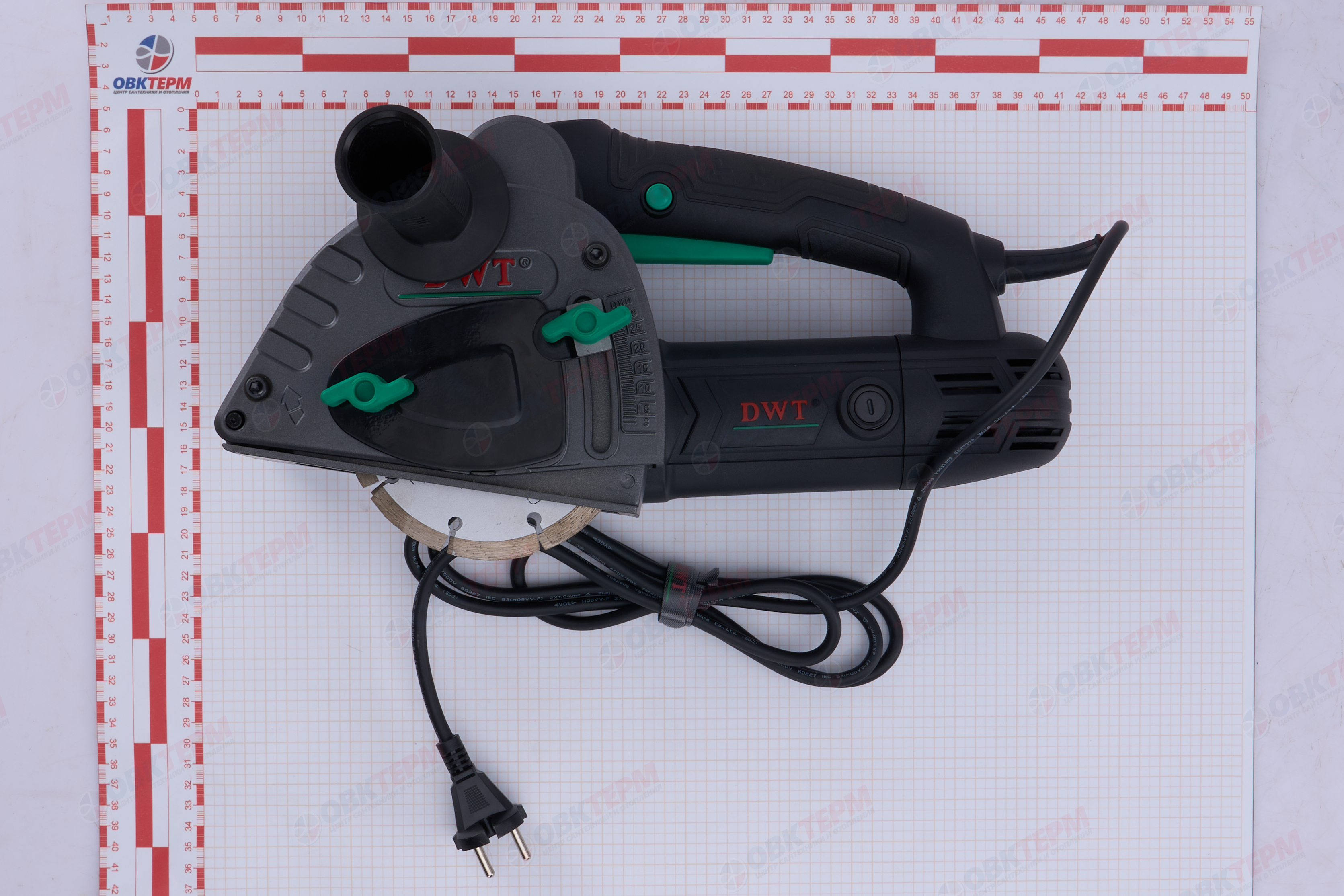 Штроборез DWT (125мм, 1500Вт, глубина штробы 29мм, ширина штробы 8-30мм, плав.пуск) - миниатюра №17