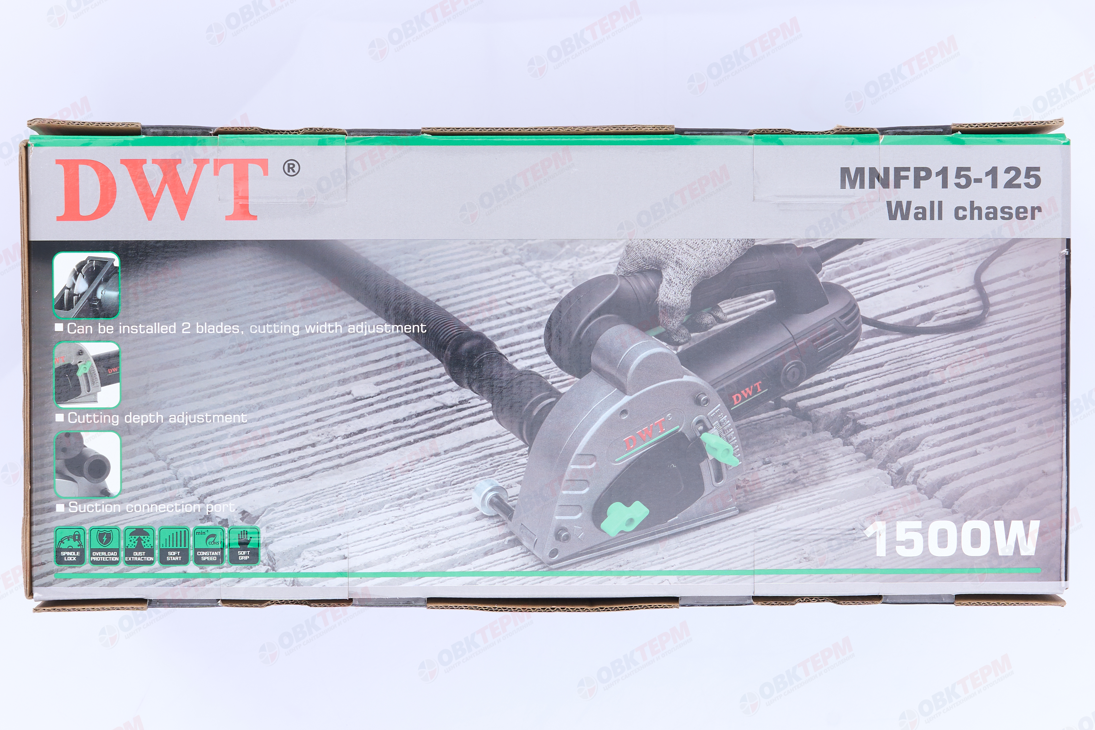 Штроборез DWT (125мм, 1500Вт, глубина штробы 29мм, ширина штробы 8-30мм, плав.пуск) - миниатюра №18