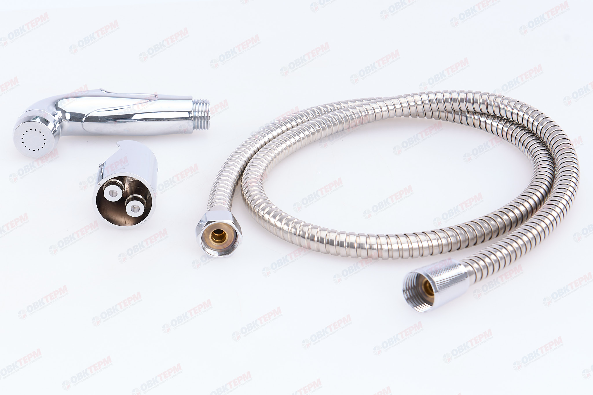 Набор д/гигиен.душа ZERIX BIDET SET-008 (шланг, лейка, кронштейн) (40 шт/ящ) - Изображение №3
