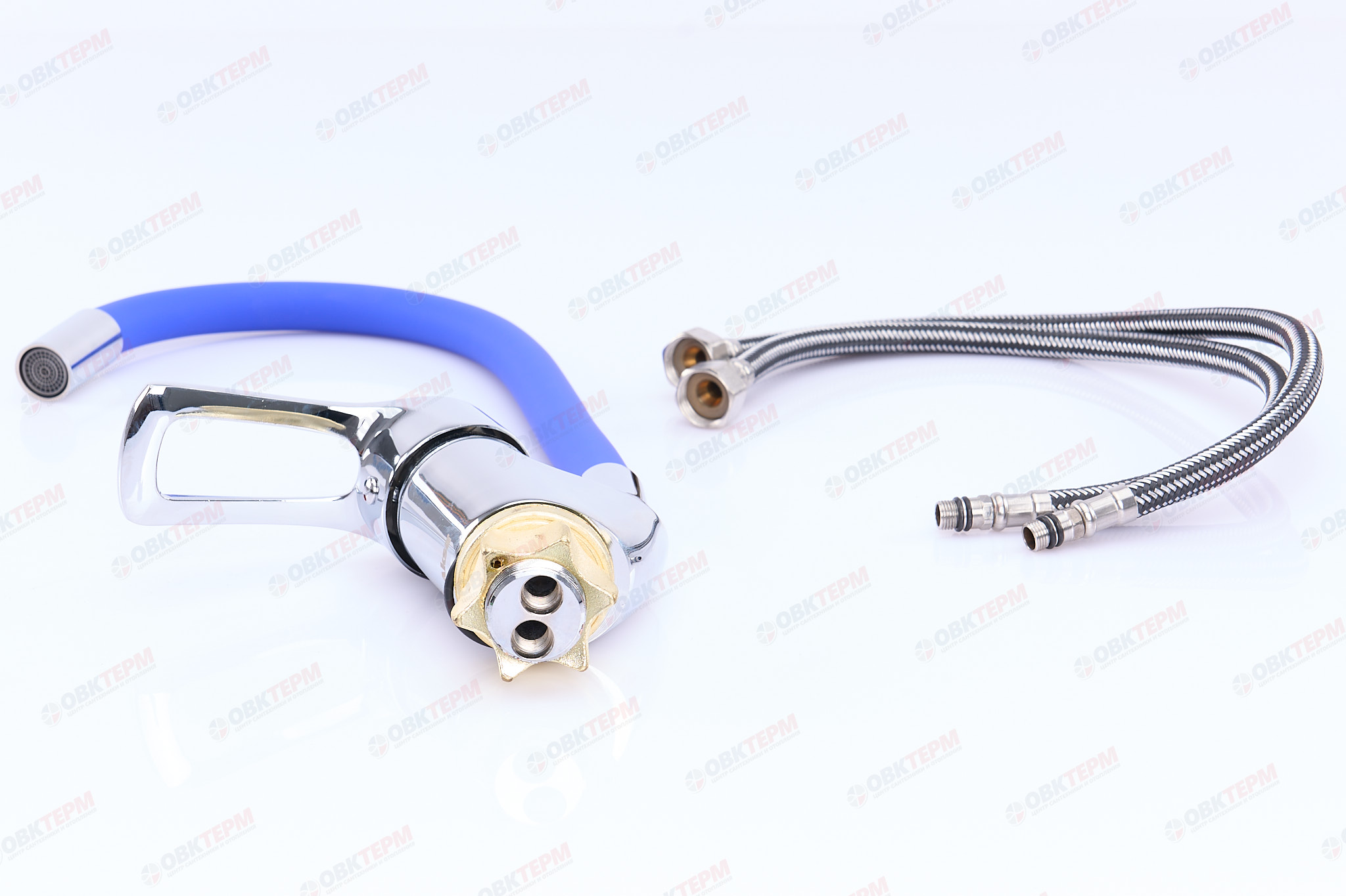 Смеситель д/кухни AKSA FAM-04-01-REFL.BLUE Ø40 (10 шт/ящ) - Изображение №4