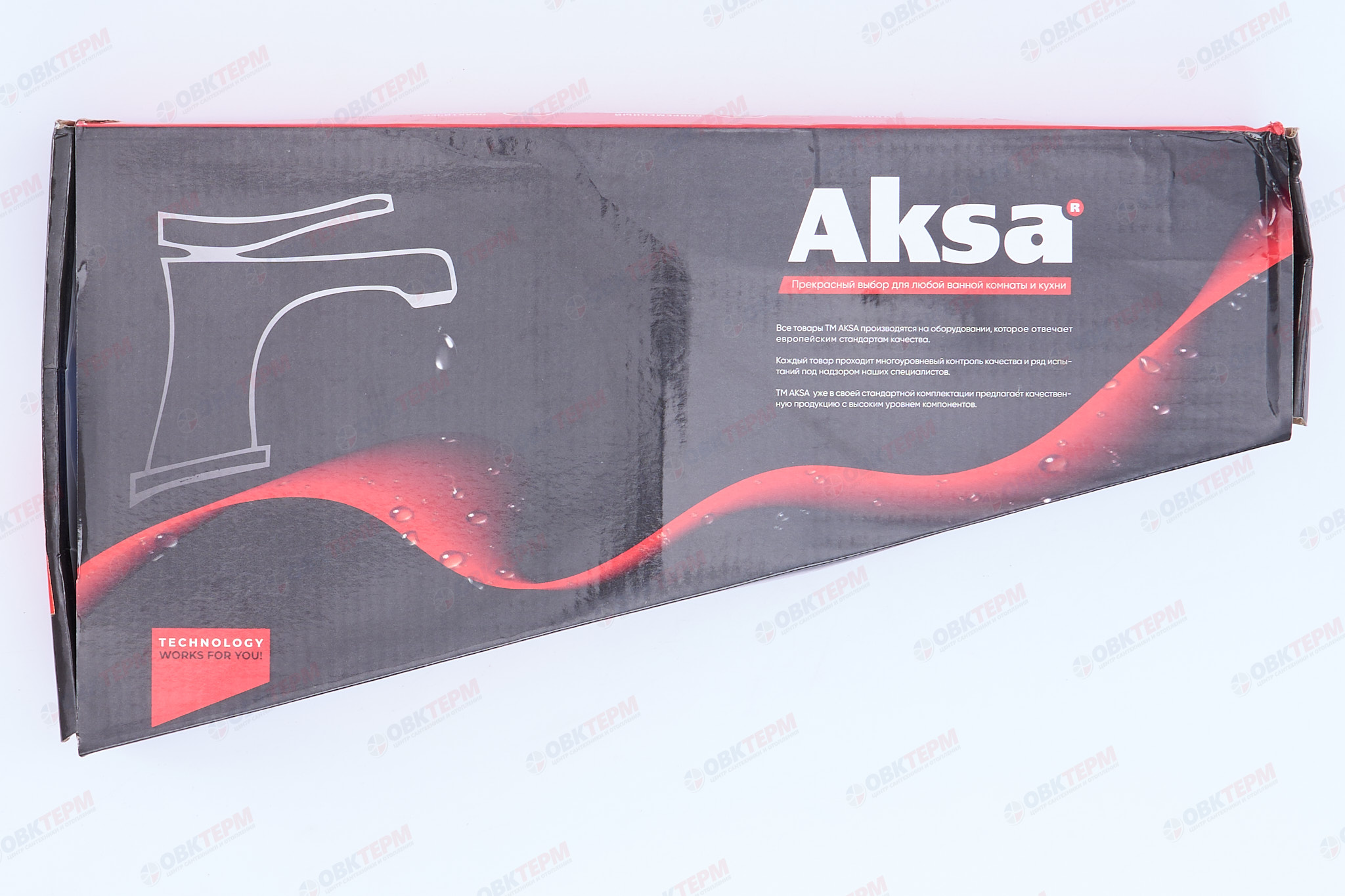 Смеситель д/кухни AKSA FAM-04-01-REFL.BLUE Ø40 (10 шт/ящ) - миниатюра №6