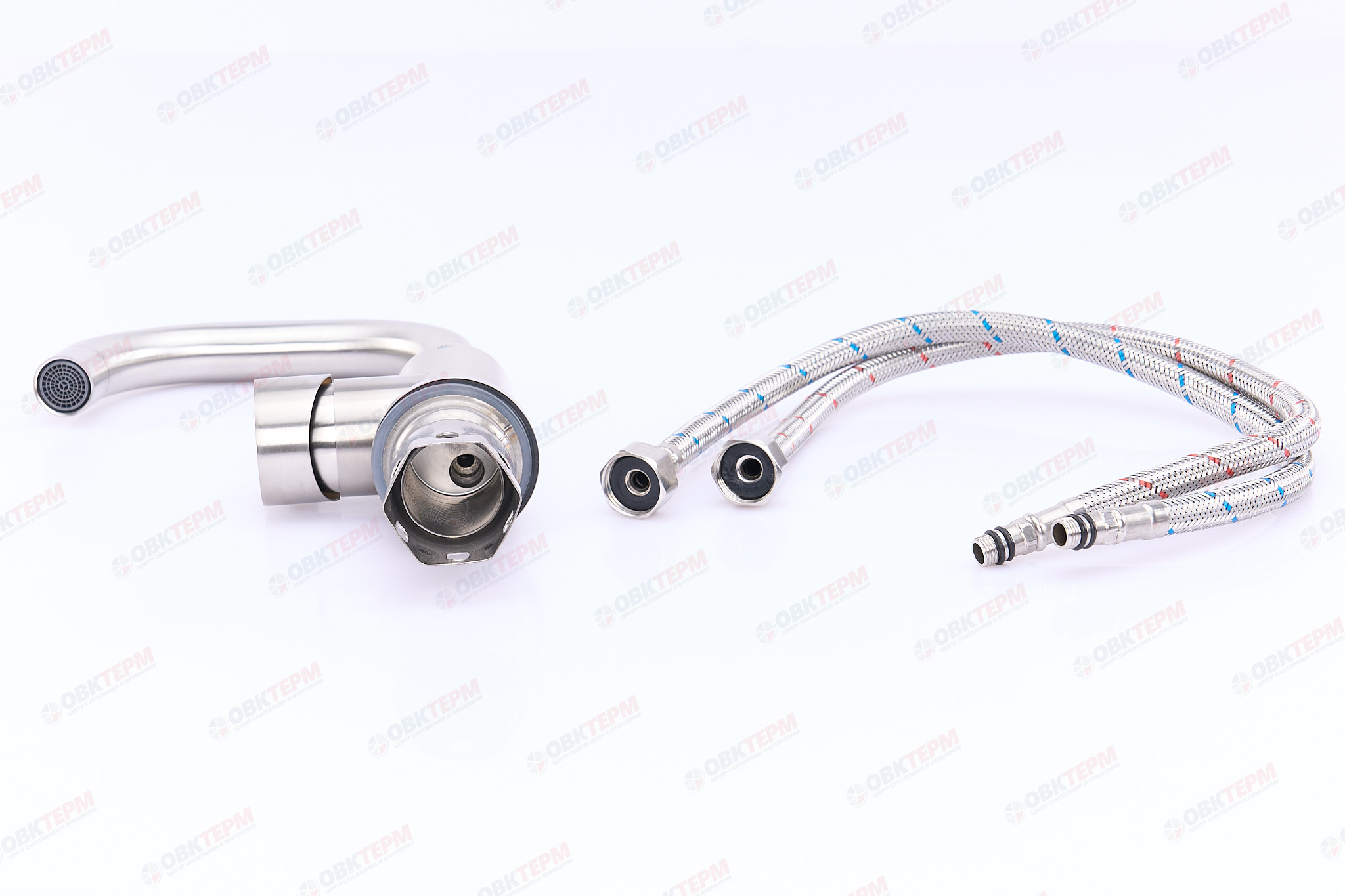 Смеситель д/умывальника нерж/сталь MIXXUS SUS-001-G 10 шт/ящ - Изображение №4