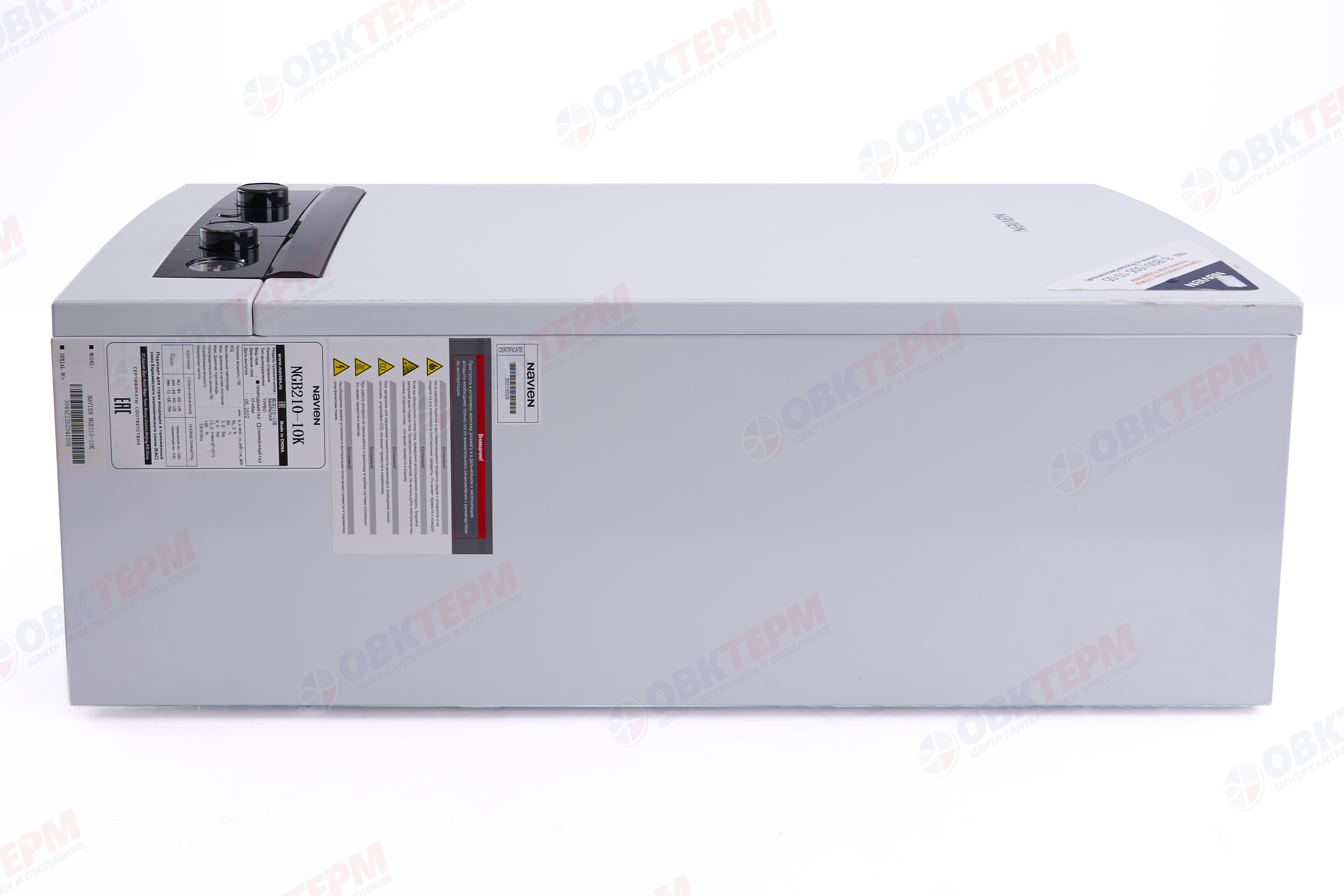 Котел газовый настенный NAVIEN  NGB210-10K (10 кВт, 2-х конт, турбо, без трубы) - миниатюра №4