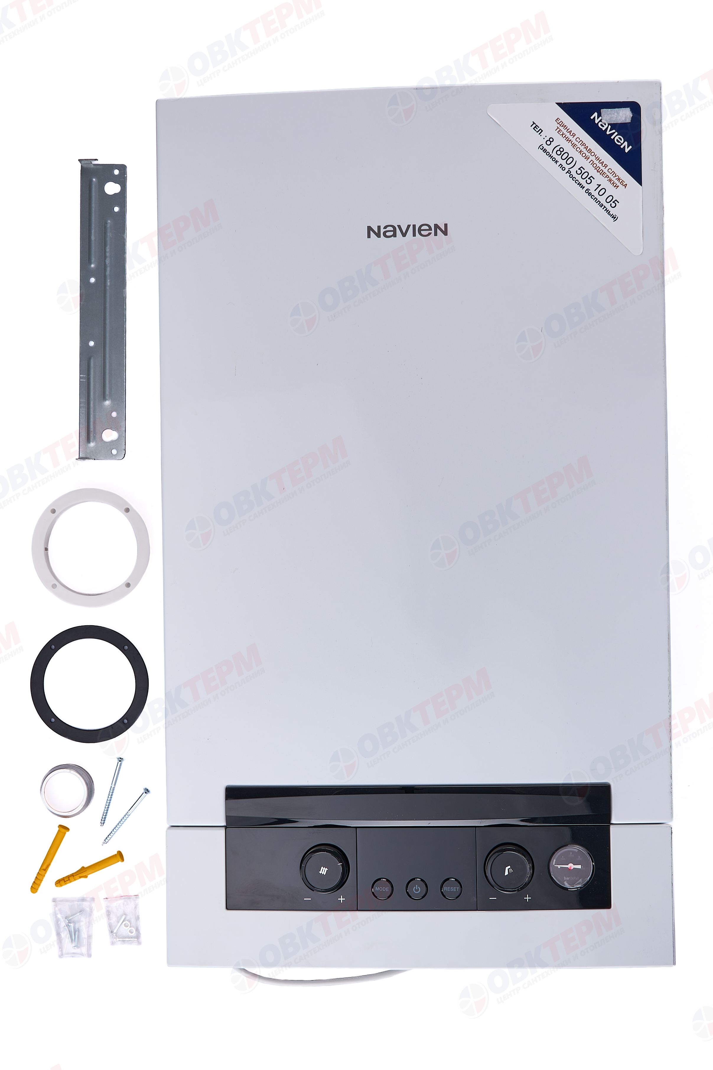 Котел газовый настенный NAVIEN  NGB210-10K (10 кВт, 2-х конт, турбо, без трубы) - миниатюра №6