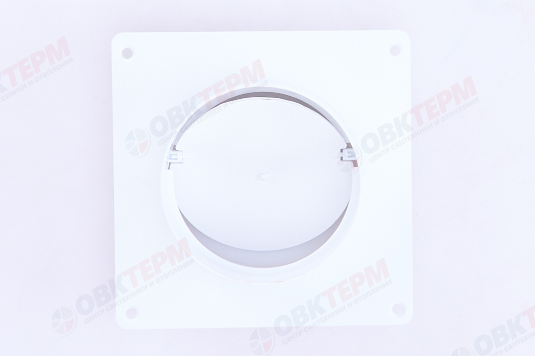 Соединитель круглых каналов d 100 мм с накладной пластиной и с клапаном (42шт/уп) Эвент - миниатюра №6