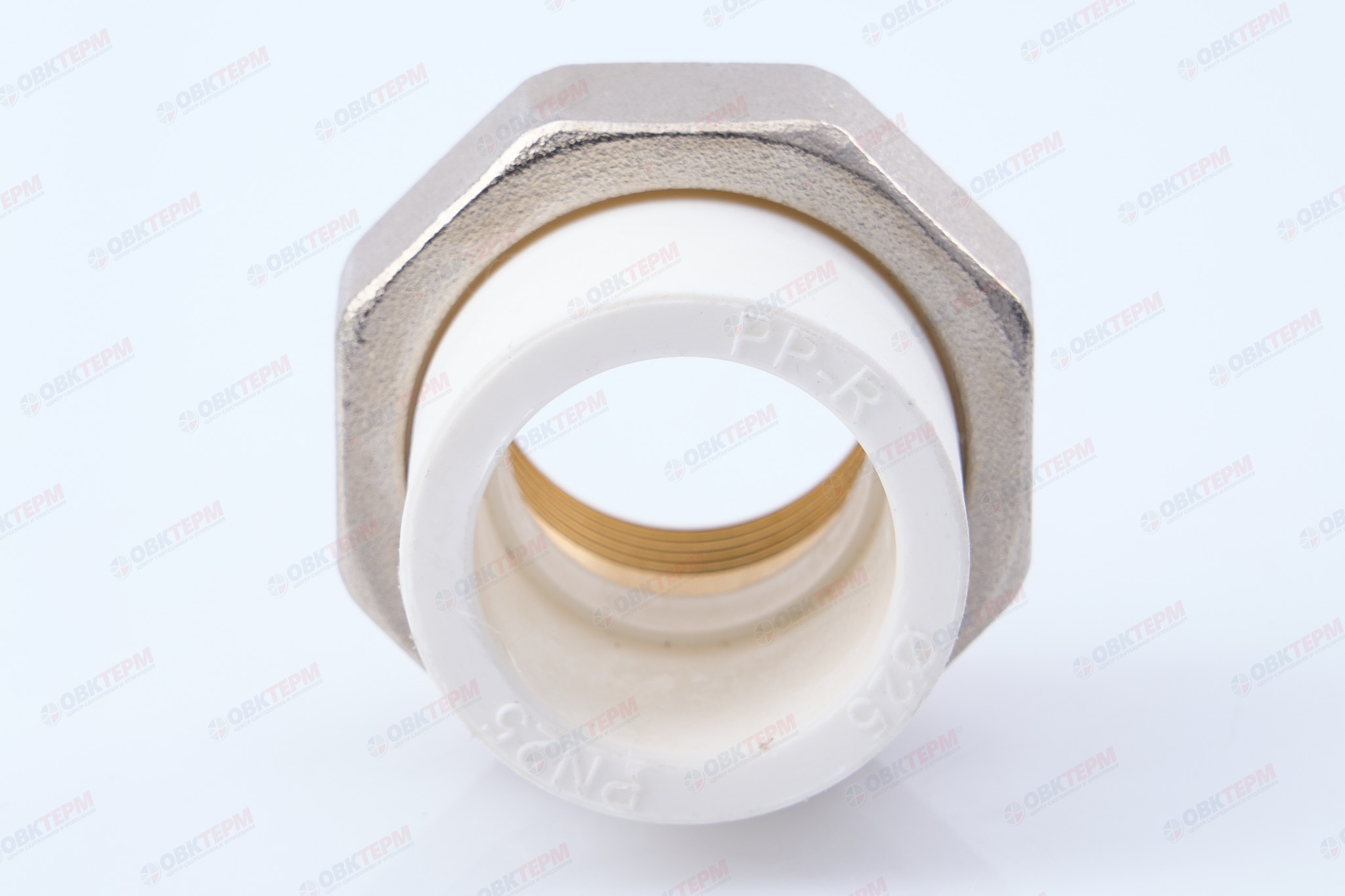 Разборное соединение  25 * 3/4" в    (белый)  (120 шт/ящ)  KOER - Изображение №5