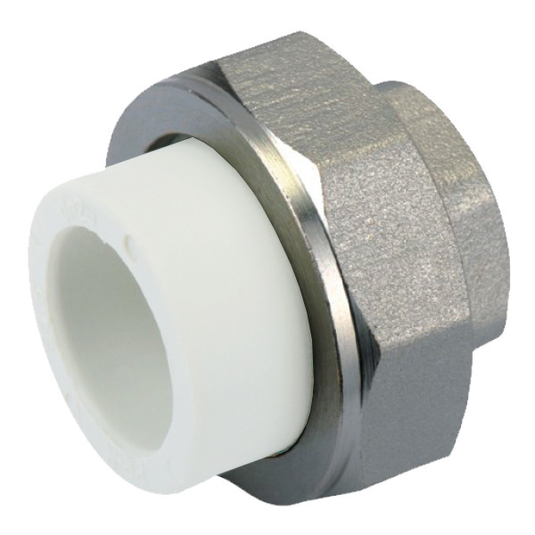 Разборное соединение  25 * 3/4" в    (белый)  (120 шт/ящ)  KOER - Изображение №2